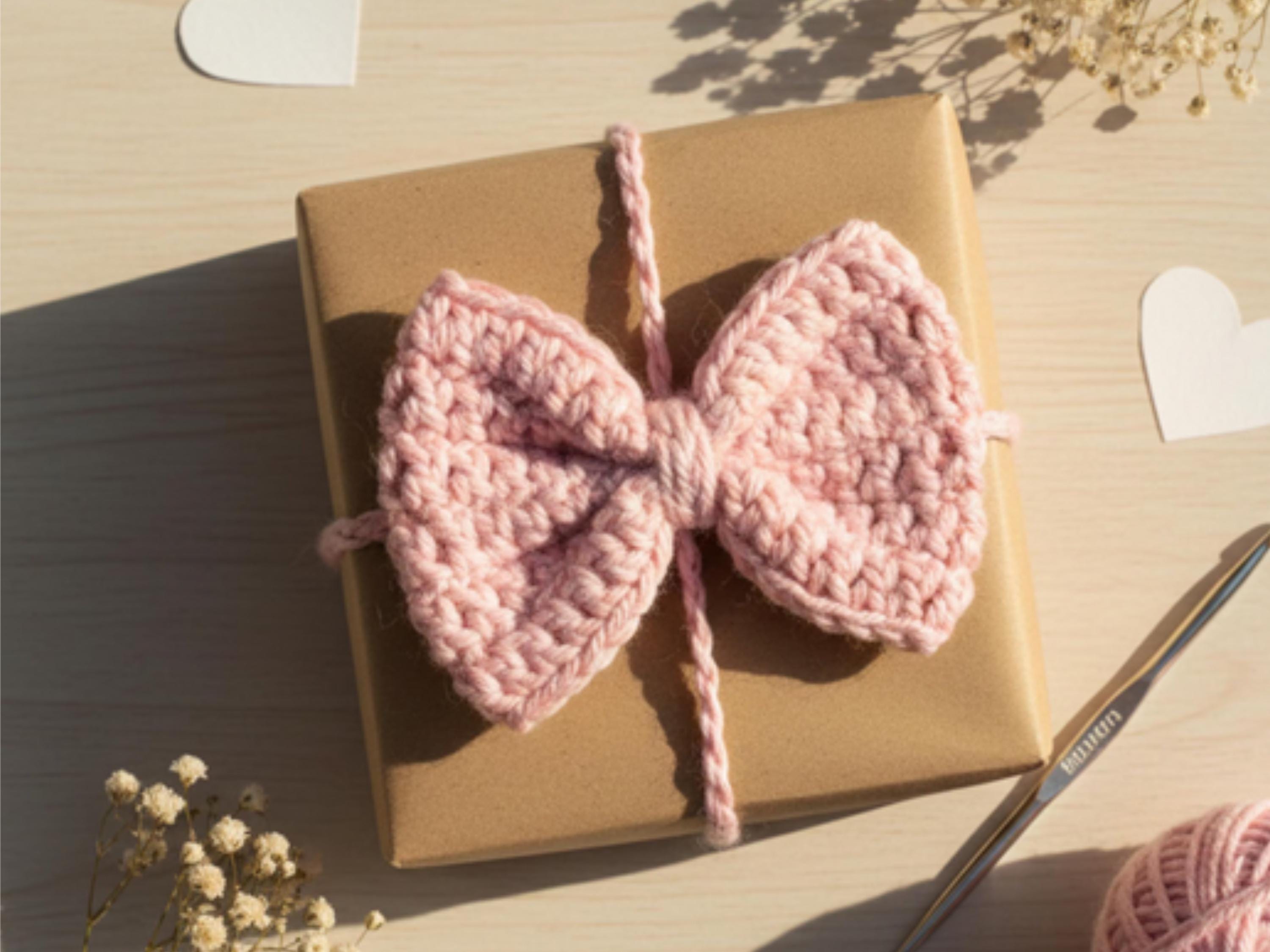 Crochet Bow Pattern PDF – Hair Clip, Headband, Gift & Decor Tutorial, Advanced-Beginner
