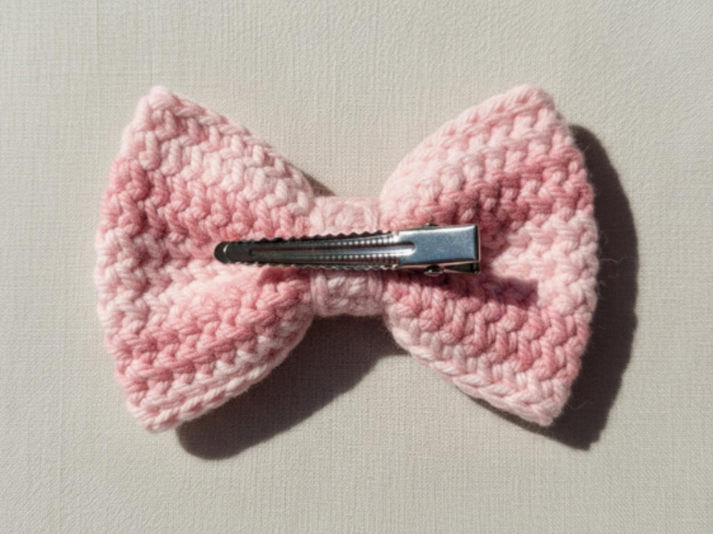 Crochet Bow Pattern PDF – Hair Clip, Headband, Gift & Decor Tutorial, Advanced-Beginner