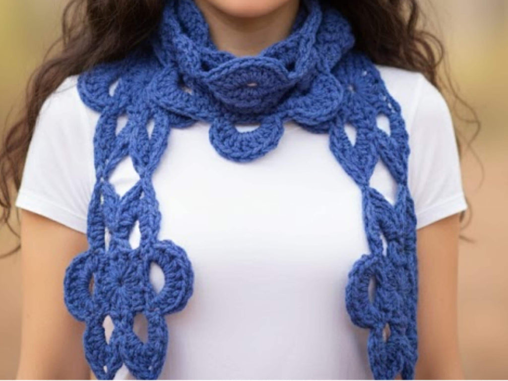 Crochet Easy Scarf Pattern-PDF