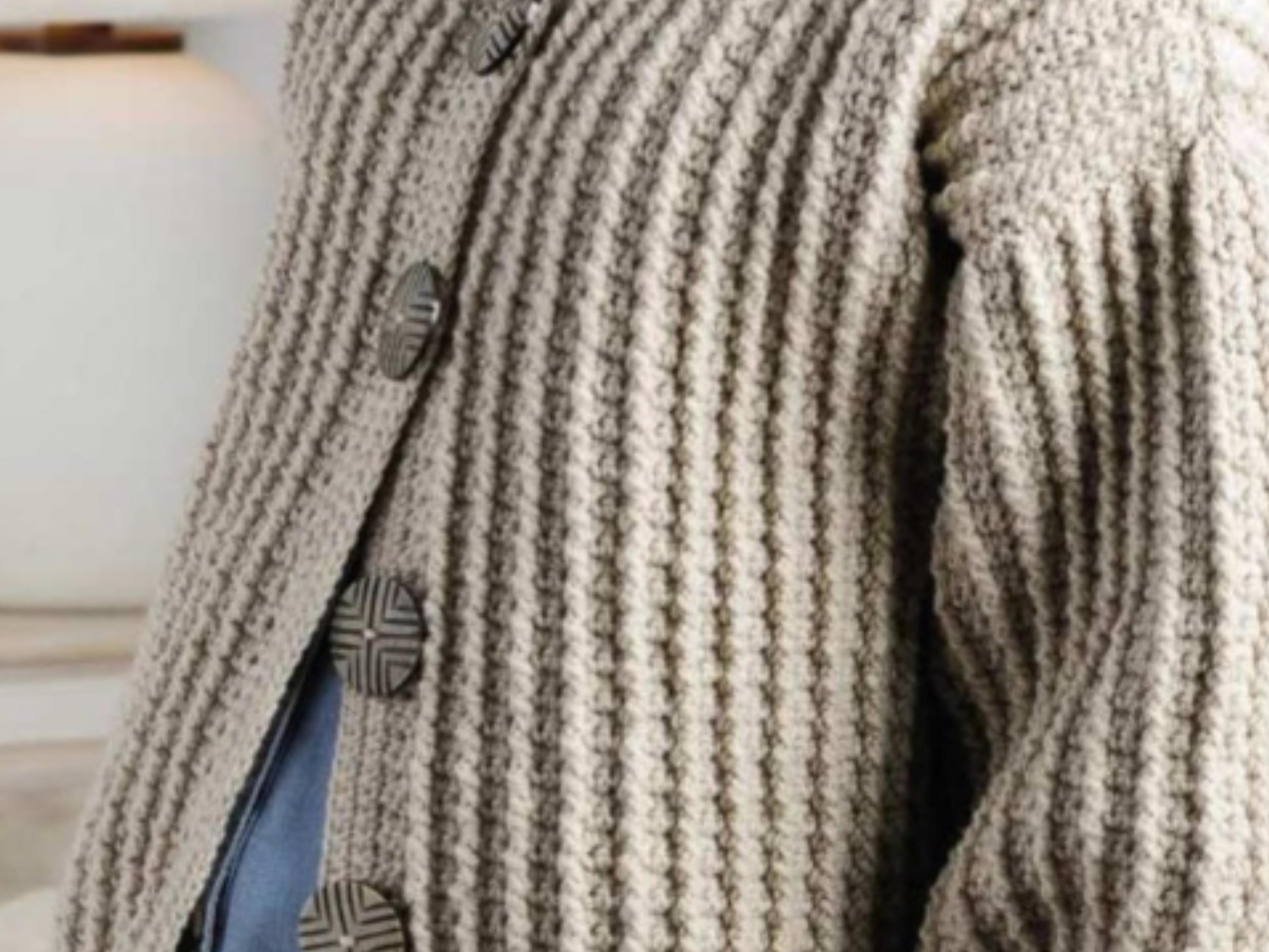 Womens Crochet Crochet Cardigan Pattern PDF | Oversized Slouchy Sweater with Long Sleeves | Easy DIY Handmade Cardigan Tutorial for Beginners