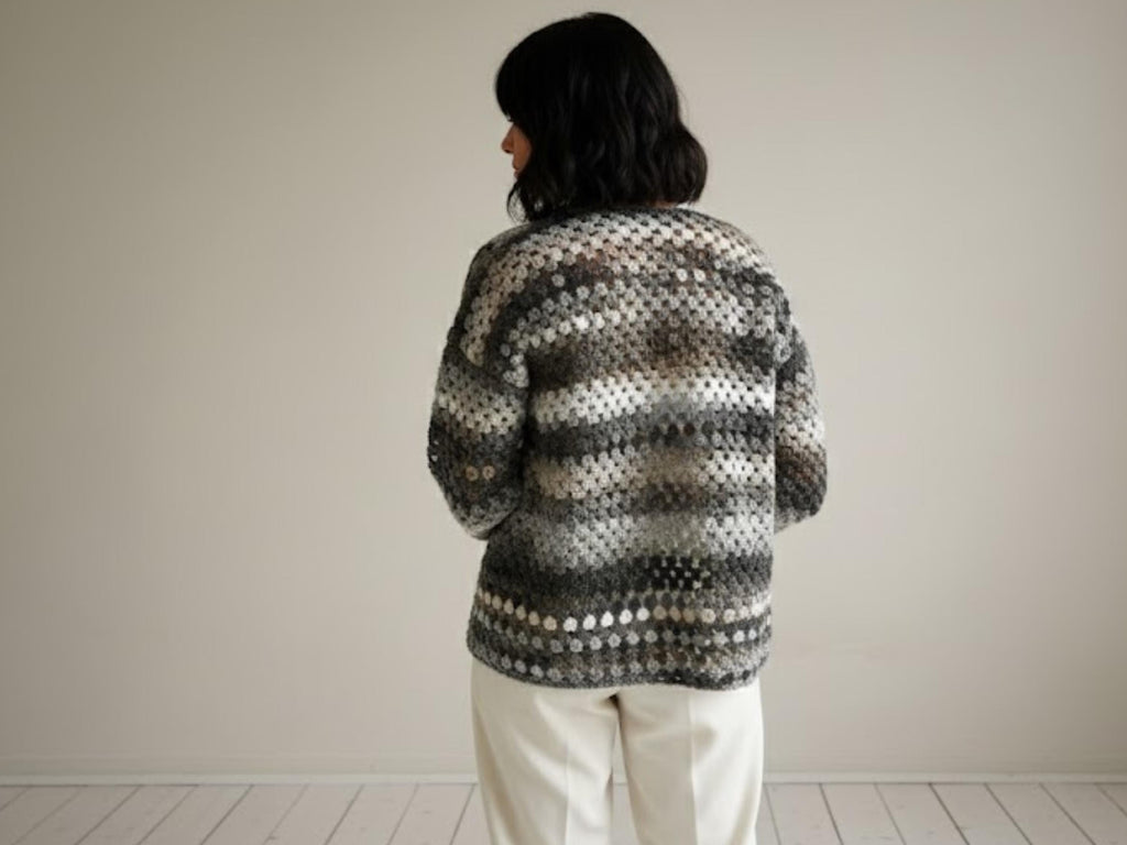 Womens Crochet Crochet Cardigan pdf pattern Granny square cardigan pattern, cardigan crochet pattern, easy cardigan pdf