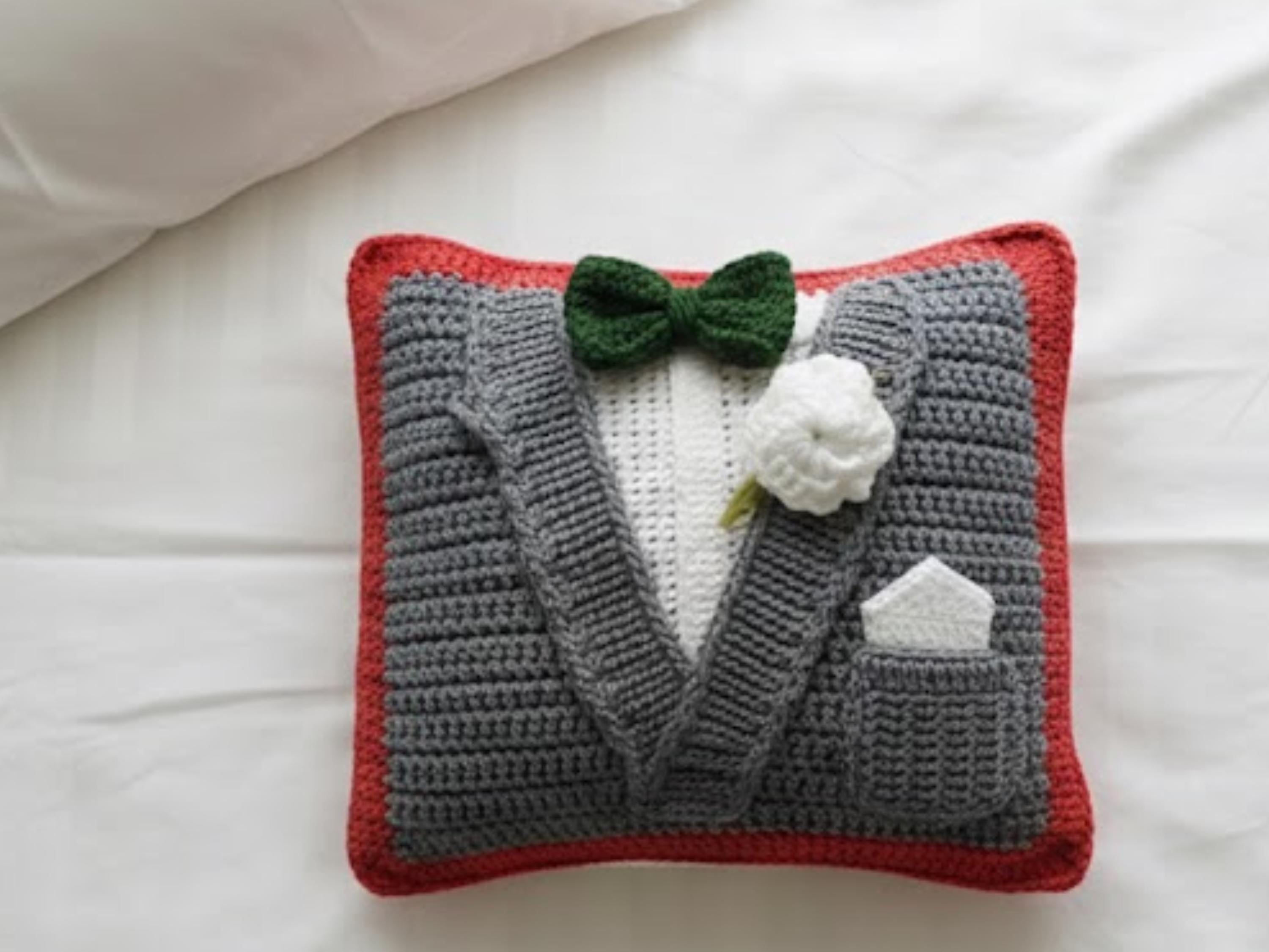 Crochet Dad Pillow Pattern PDF – Easy christmas gift for dad – DIY Letter Pillow Crochet Pattern – Home Décor Cushion – Instant Download