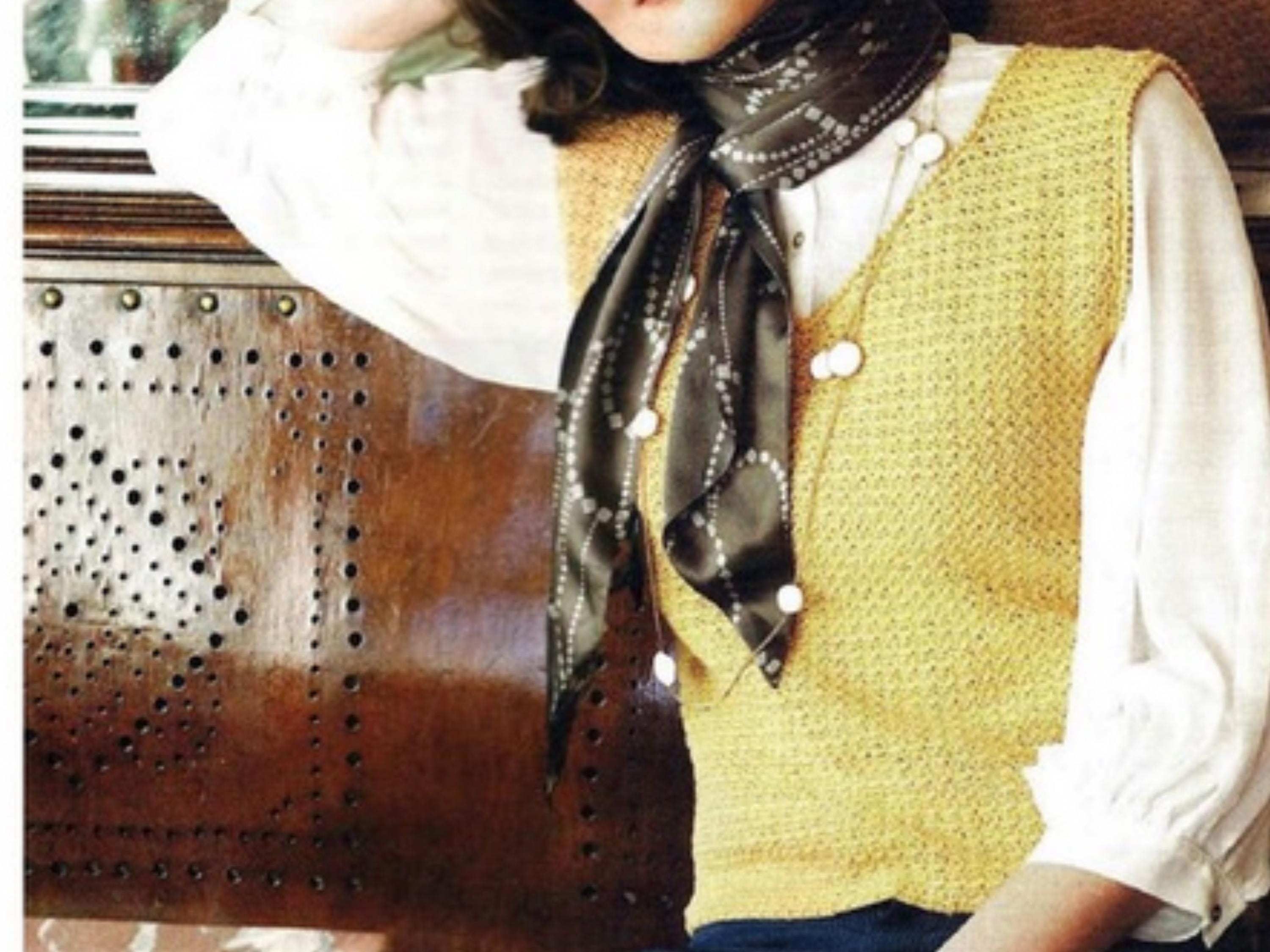 Womens Crochet Crochet Vest Pattern: Timeless Jumper (PDF Pattern) -V Neck vest for women