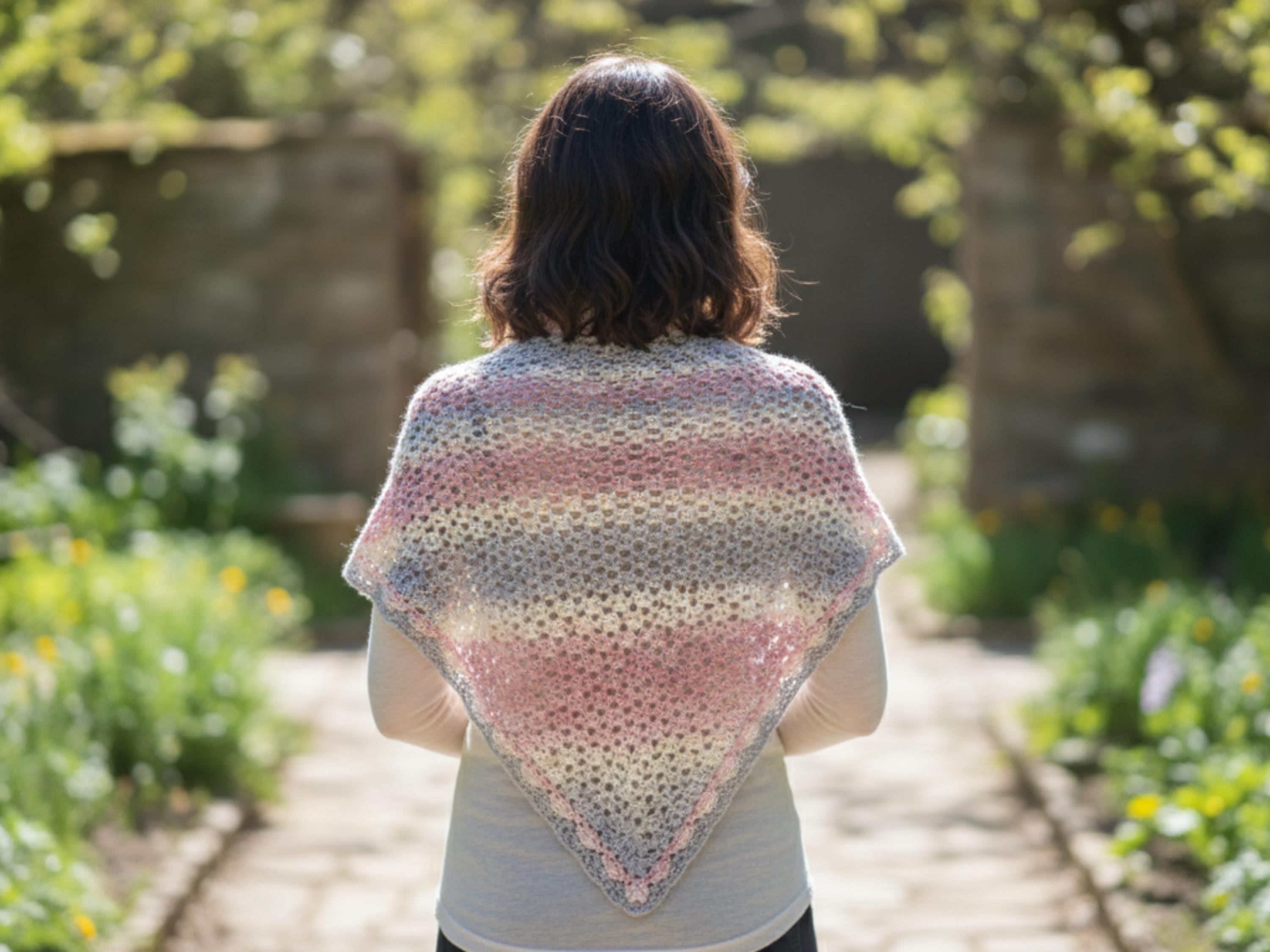 Womens Crochet Easy beginner Crochet vintage Shawl Pattern PDF | Boho Lightweight Scarf, Handmade Wedding Cover Up, Spring Summer Crochet Shawl