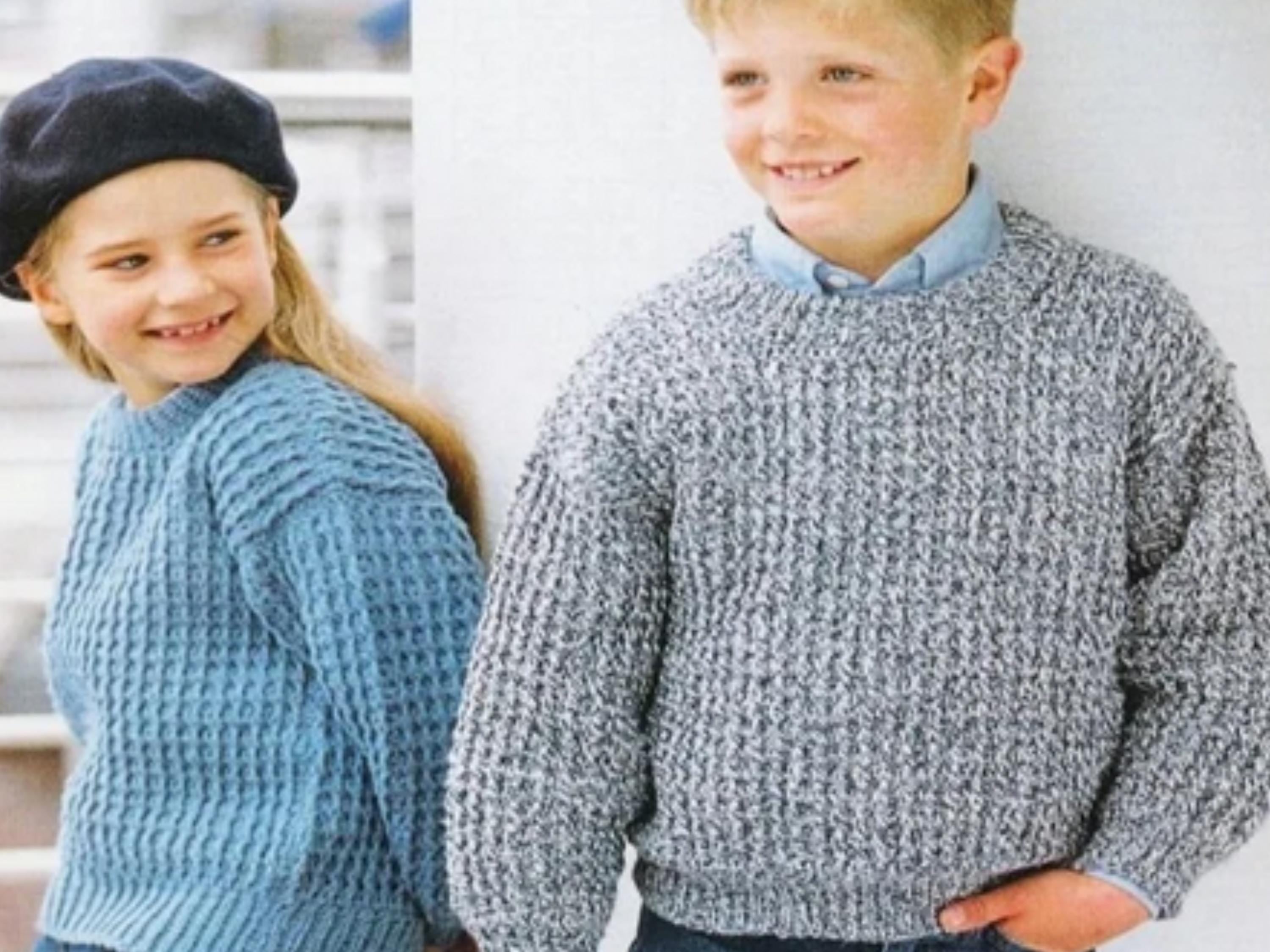 EASY Crochet Pattern for Boys and Girls Sweater Childs Jumper 1 year to 10 years DK / 8 Ply Yarn 0 to 4 years PDF Pattern in English Only.