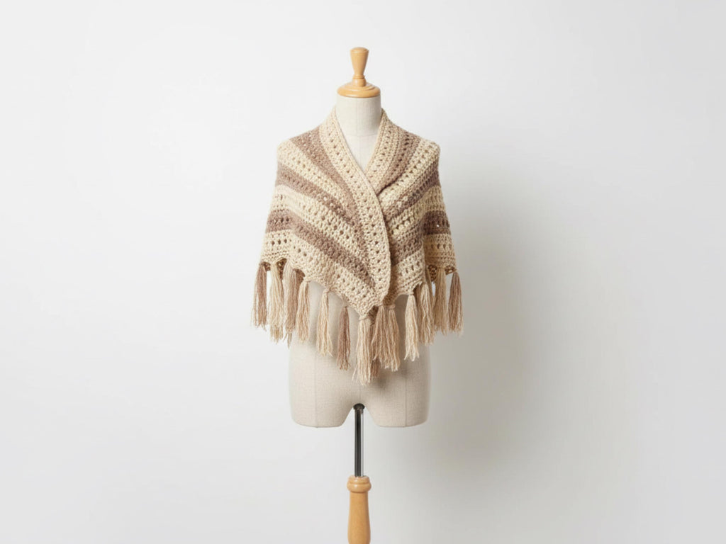 Womens Crochet Easy lace shawl -Beginners crochet pattern-Vintage Crochet Pattern PDF –Crochet Lace shawl Pattern: Boho Wrap (PDF)