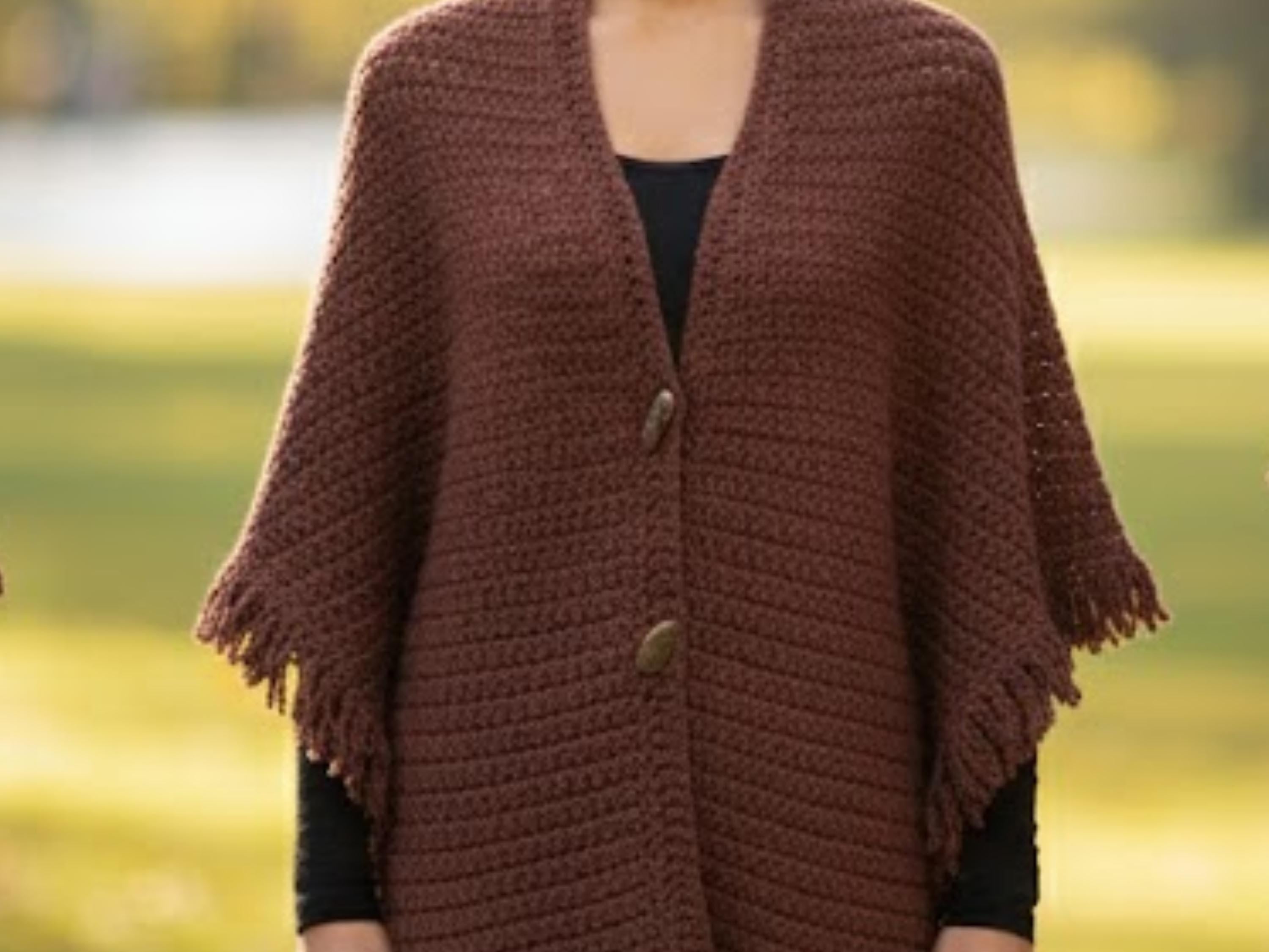 Womens Crochet Three-in-One Wrap Pattern PDF – Easy Stylish Winter Shawl, Poncho, Scarf Wrap – Cozy Crochet/Knit Layering Accessory – Instant Download