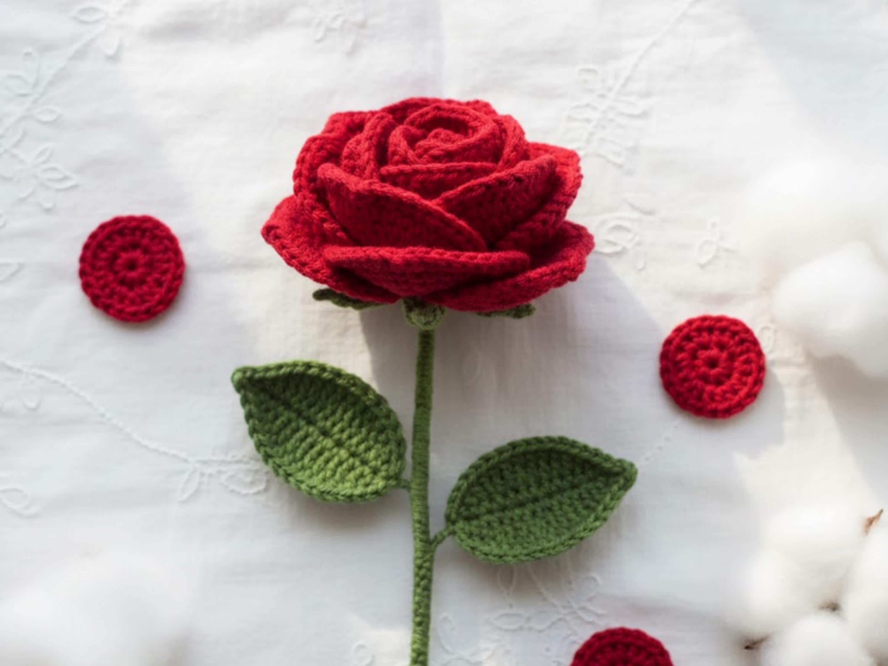 Rose Crochet Pattern |DIY Handmade Craft Project | English|Holiday decor| Christmas ornaments-Rose Pattern: Bouquet