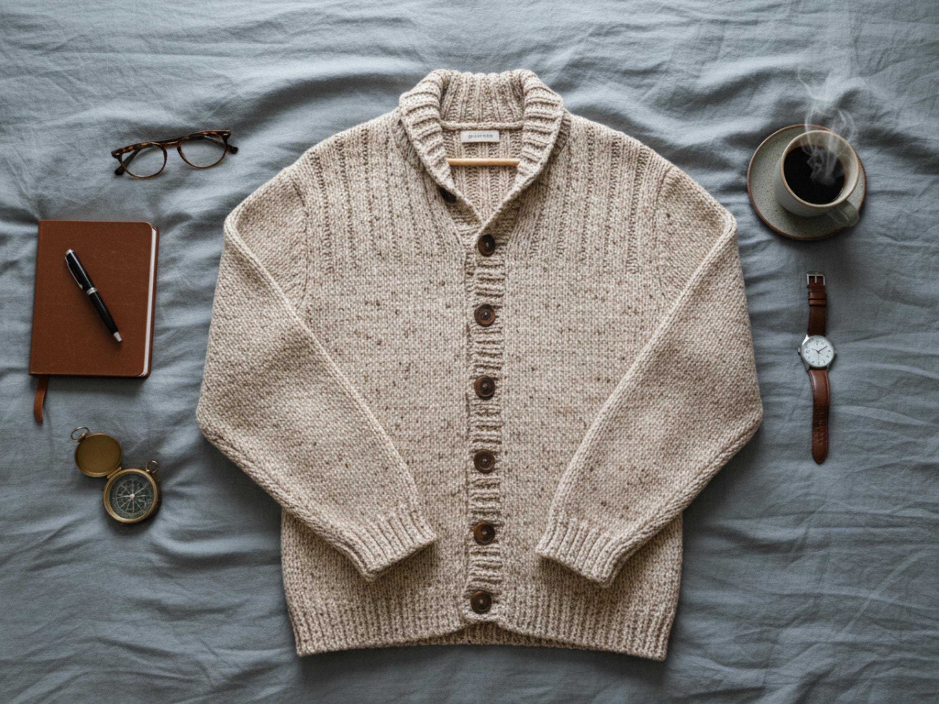 Mens cardigan Crochet Pattern for men PDF – Oversized Jacket Cardigan Coat |Chunky Bulky Crochet Design | Mens Crochet cardigan-sweater