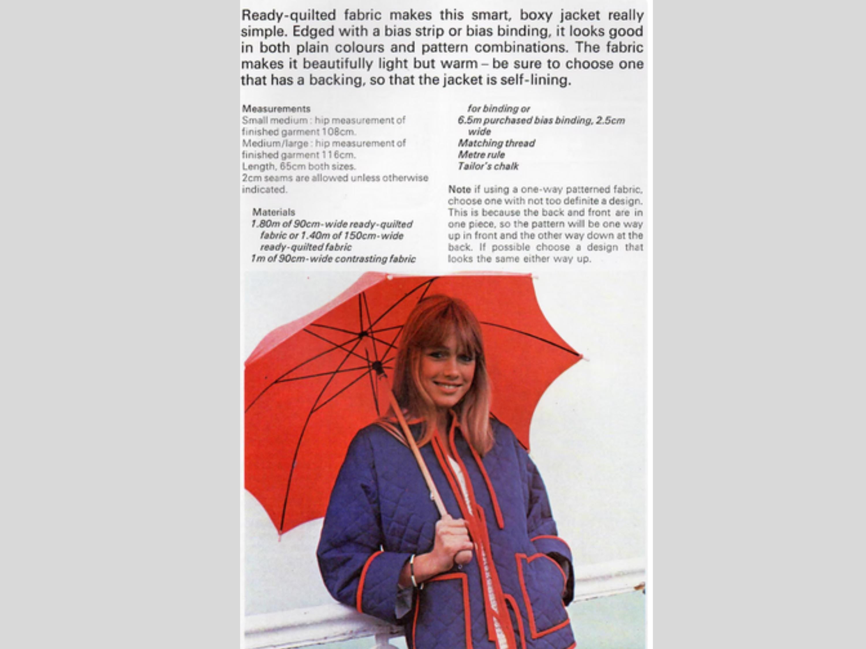 Quilted Boxy Jacket Kimono Sewing Pattern – One Size (Digital PDF Download)
