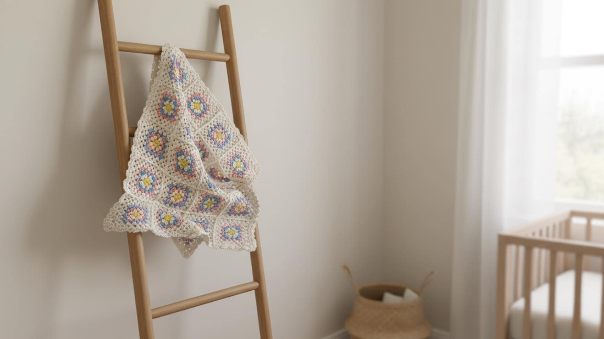 Crochet Blanket Easy Baby granny square Blanket- Crochet Pattern-Baby Blanket  PDF-Instant download