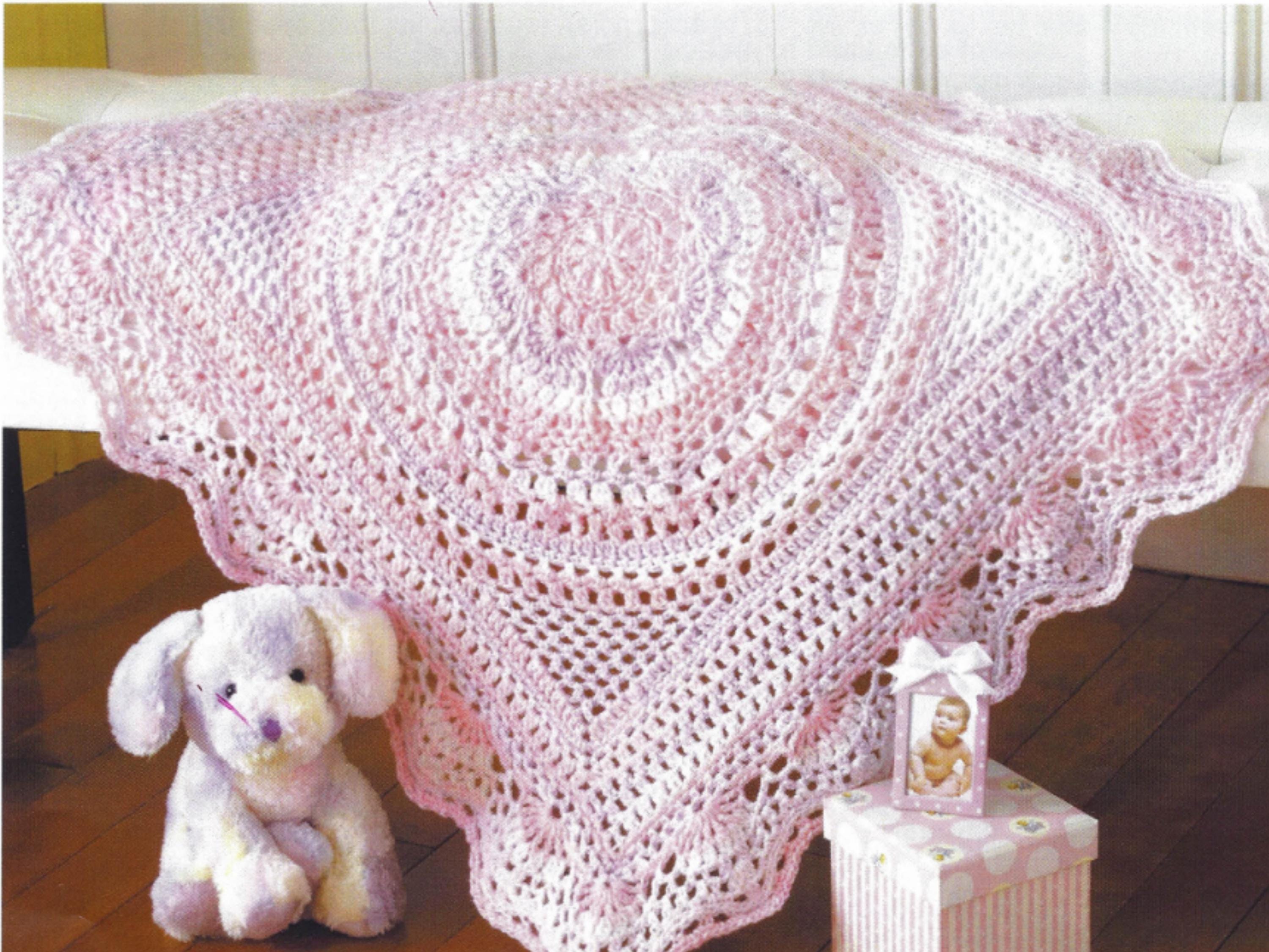 Crochet Blanket Easy Blanket Crochet Pattern-Baby Blanket  PDF-Instant download