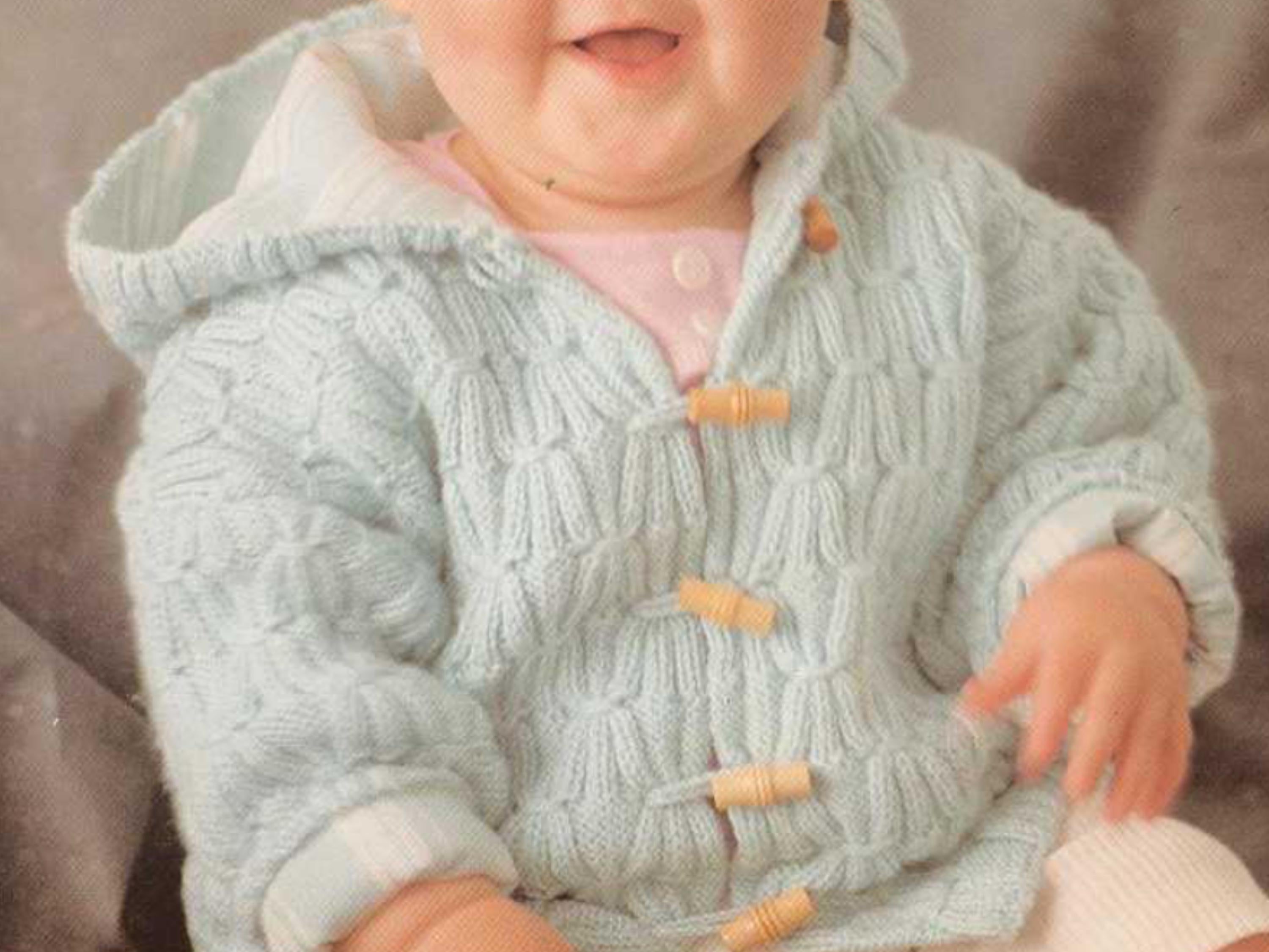 baby knitting patterns-Bundle of 8 vintage  patterns