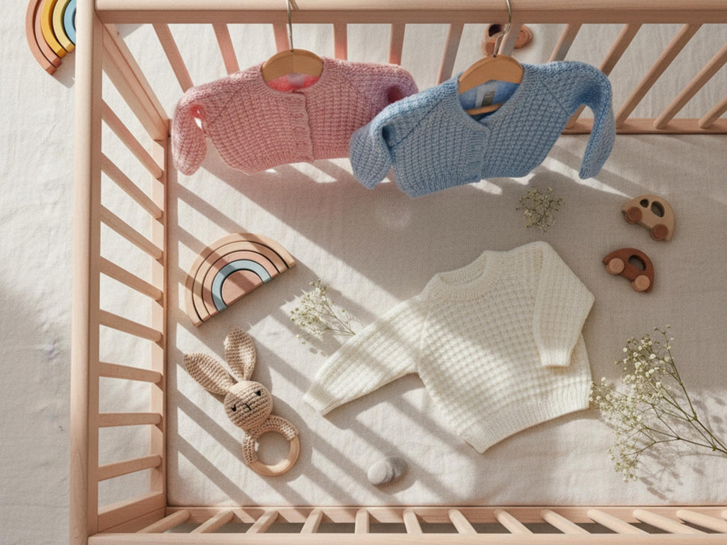 Baby Cardigan Knitting Pattern – DK Double Knit, Sizes 12-22 (PDF Pattern)