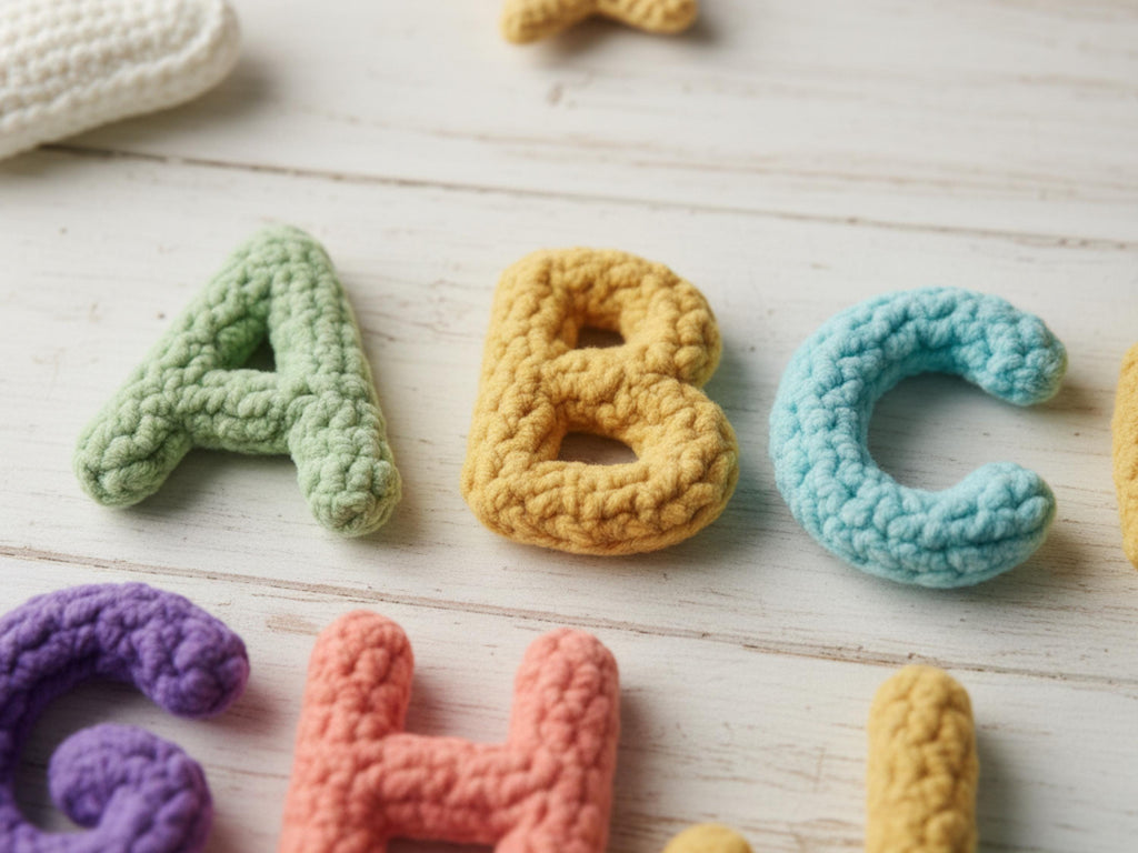 Crochet Alphabets & Numbers Pattern PDF | ABC Amigurumi Tutorial | DIY Crochet Pattern