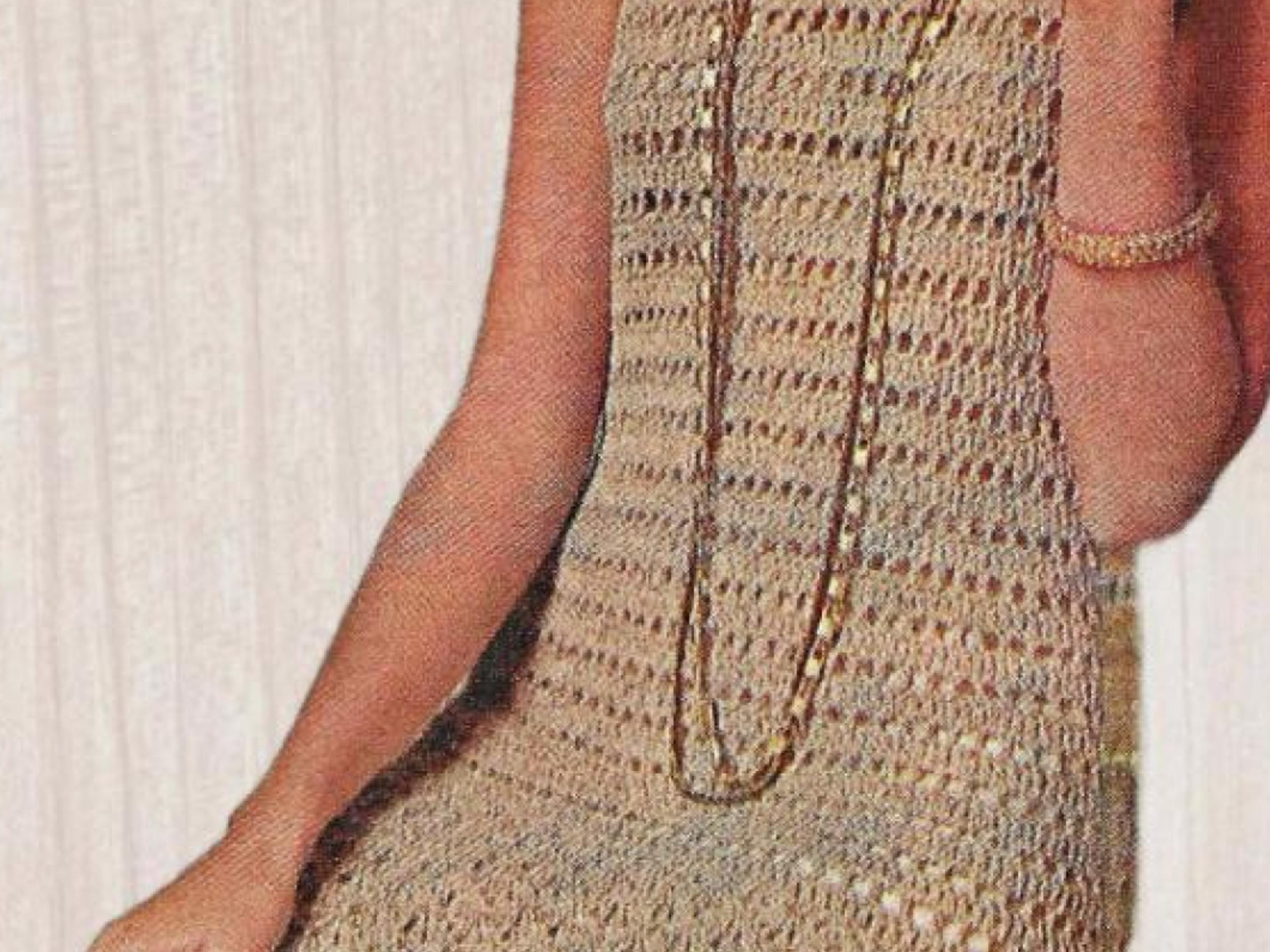 Vintage Lace Summer  Dress Crochet Pattern – PDF Instant Download