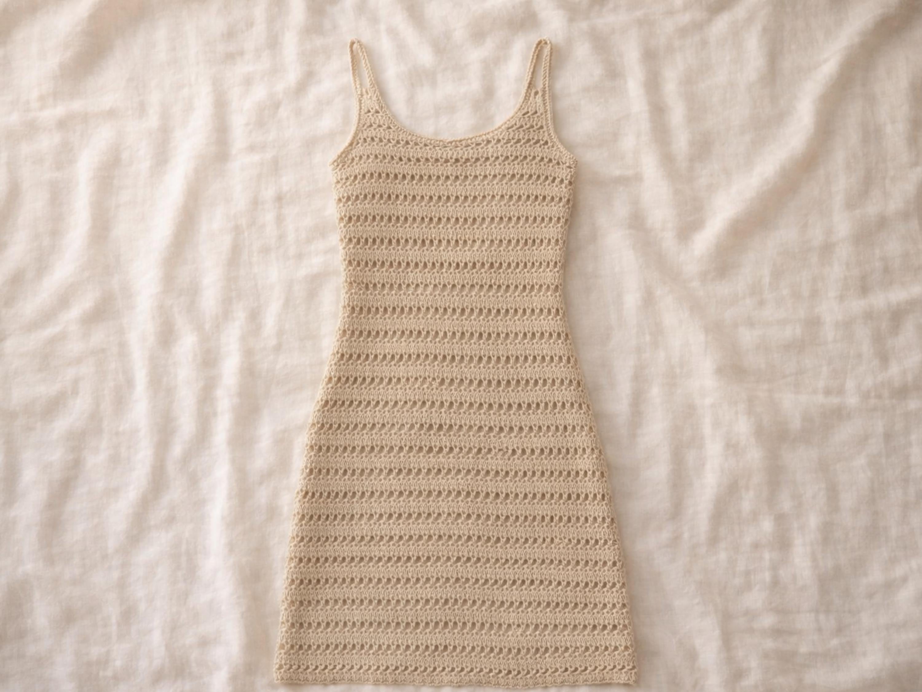 Vintage Lace Summer  Dress Crochet Pattern – PDF Instant Download