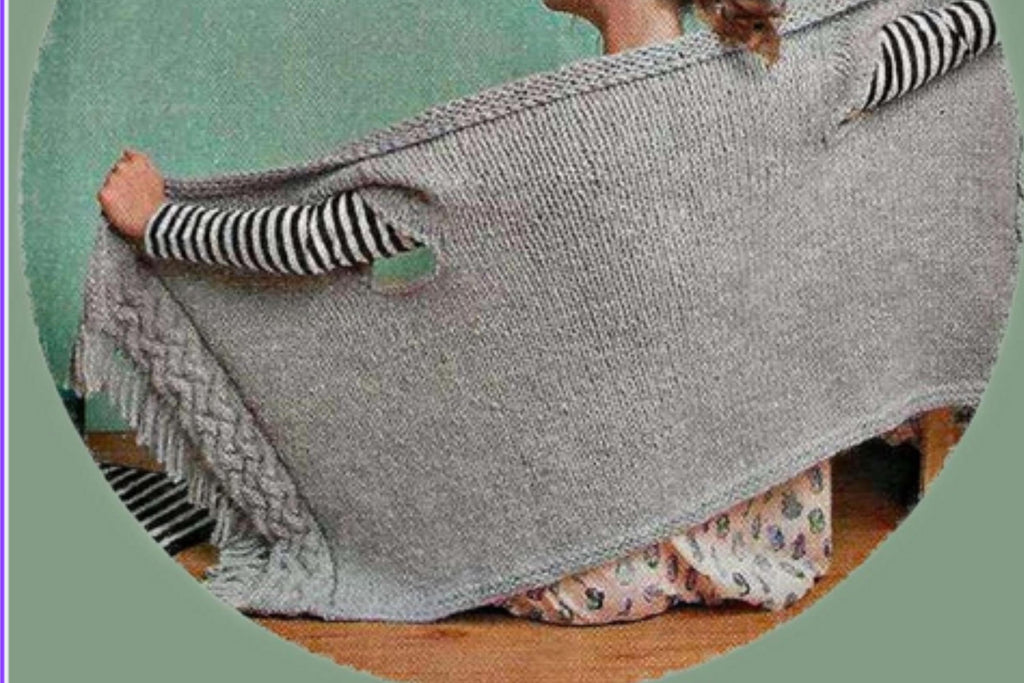 Ladies Shawl Knitting Pattern, Beginner Friendly (PDF Download)