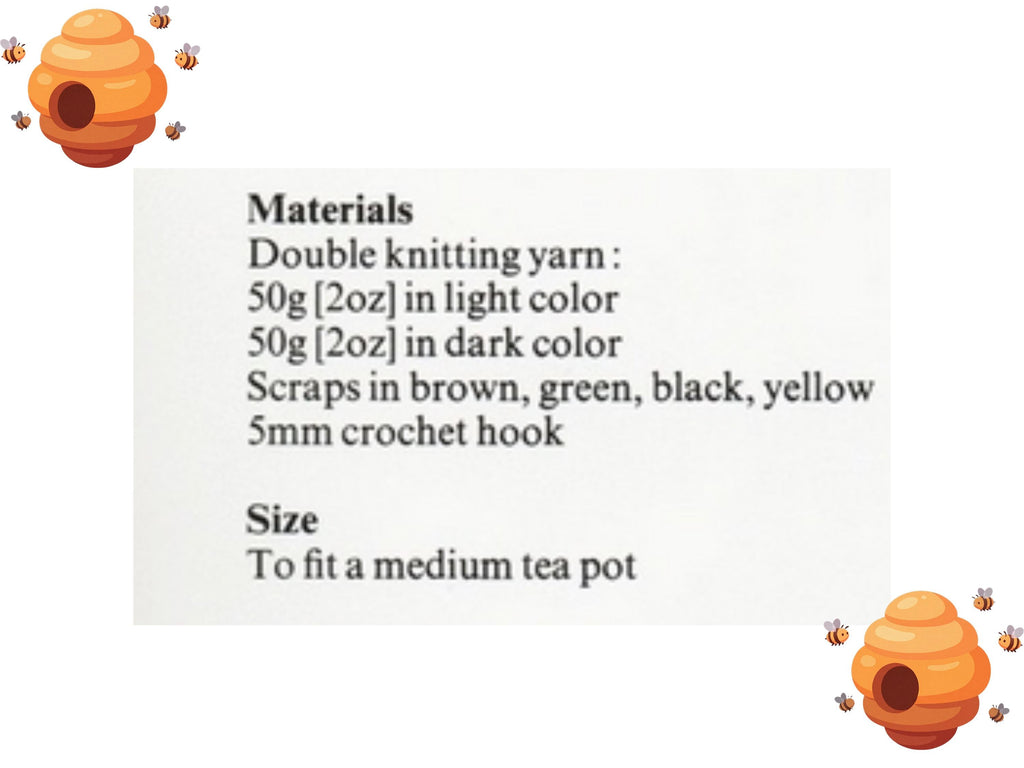 Beehive Crochet Tea Cosy Pattern – Vintage Style, Beginner Friendly (PDF Download)