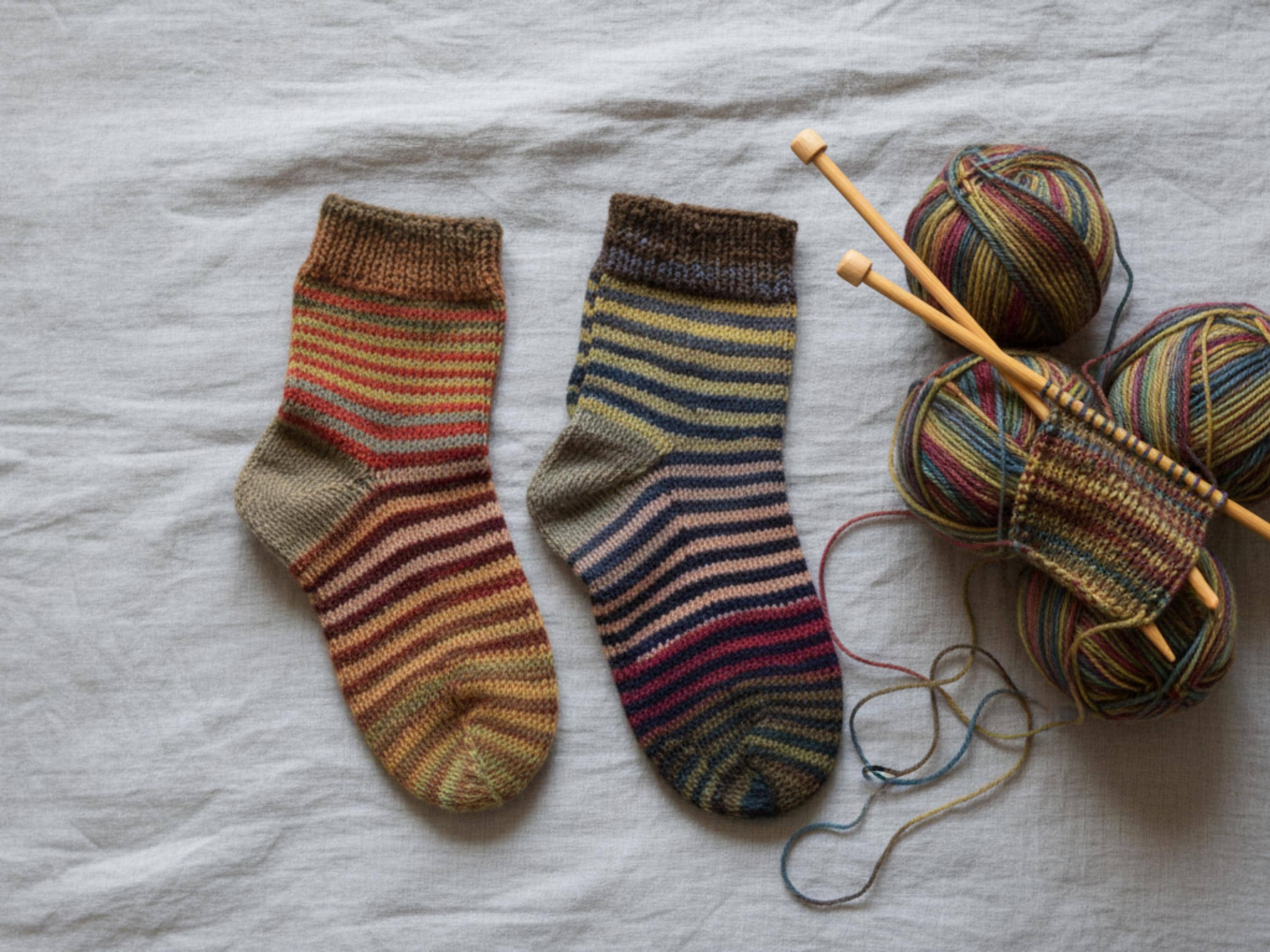 Knitted Sock Patterns | Step-by-Step Tutorial (PDF)