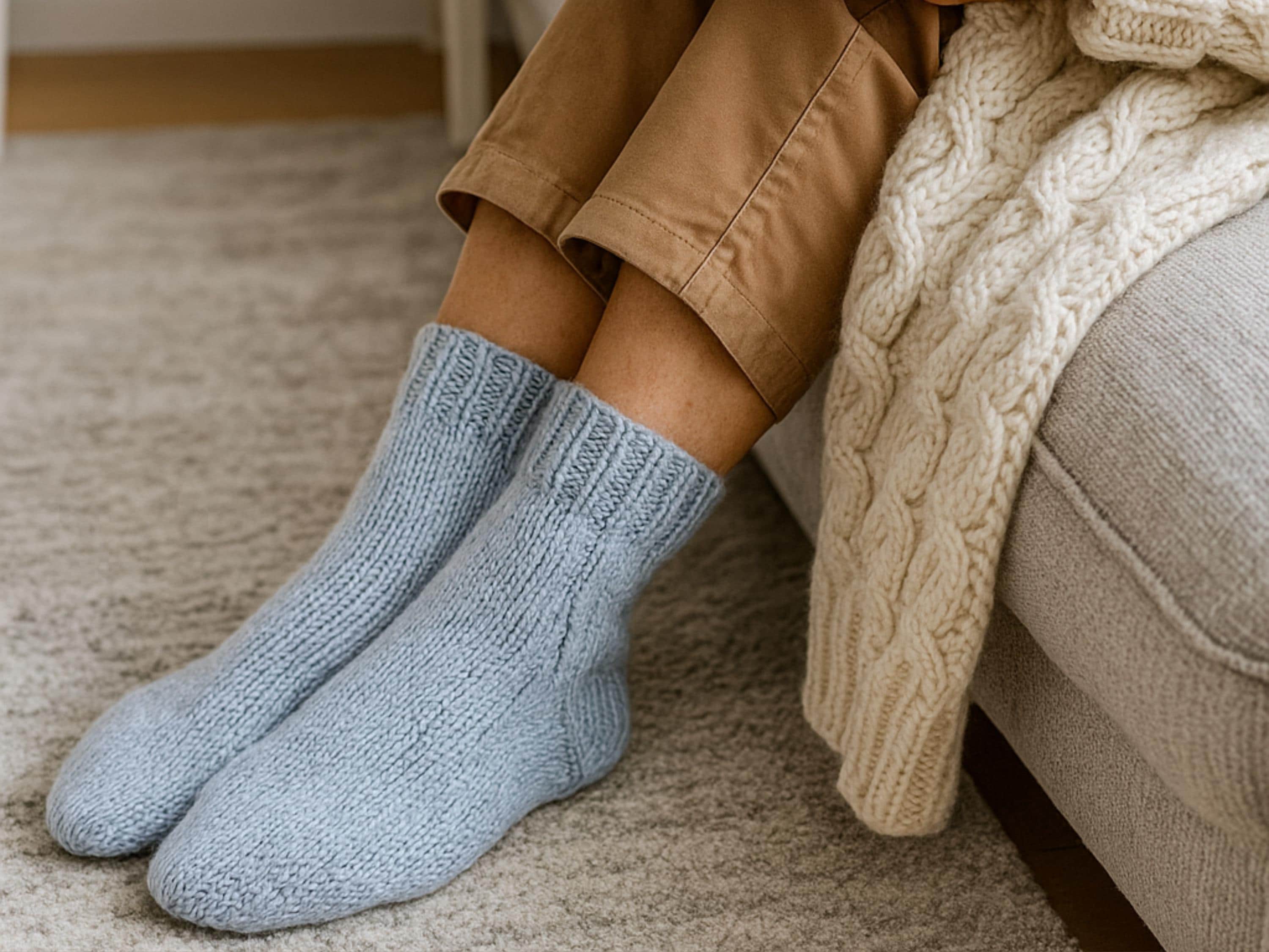 Knitted Socks Pattern | Step-by-Step Tutorial (PDF)
