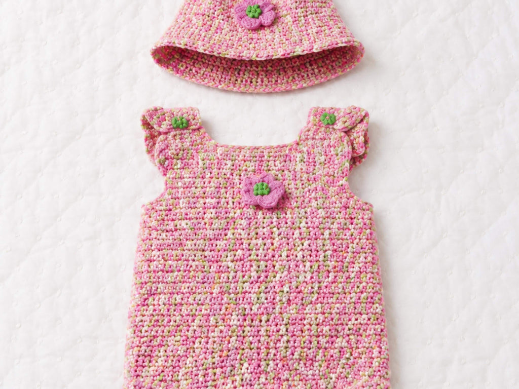Baby Crochet Romper & Hat Pattern – Easy Outfit for 3–6 Months (PDF Download)