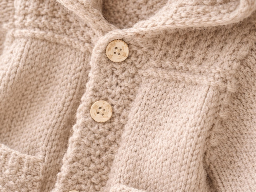 Toddler Hooded Cardigan Knitting Pattern | Easy Aran 10 Ply Sweater PDF (3-24 Months)