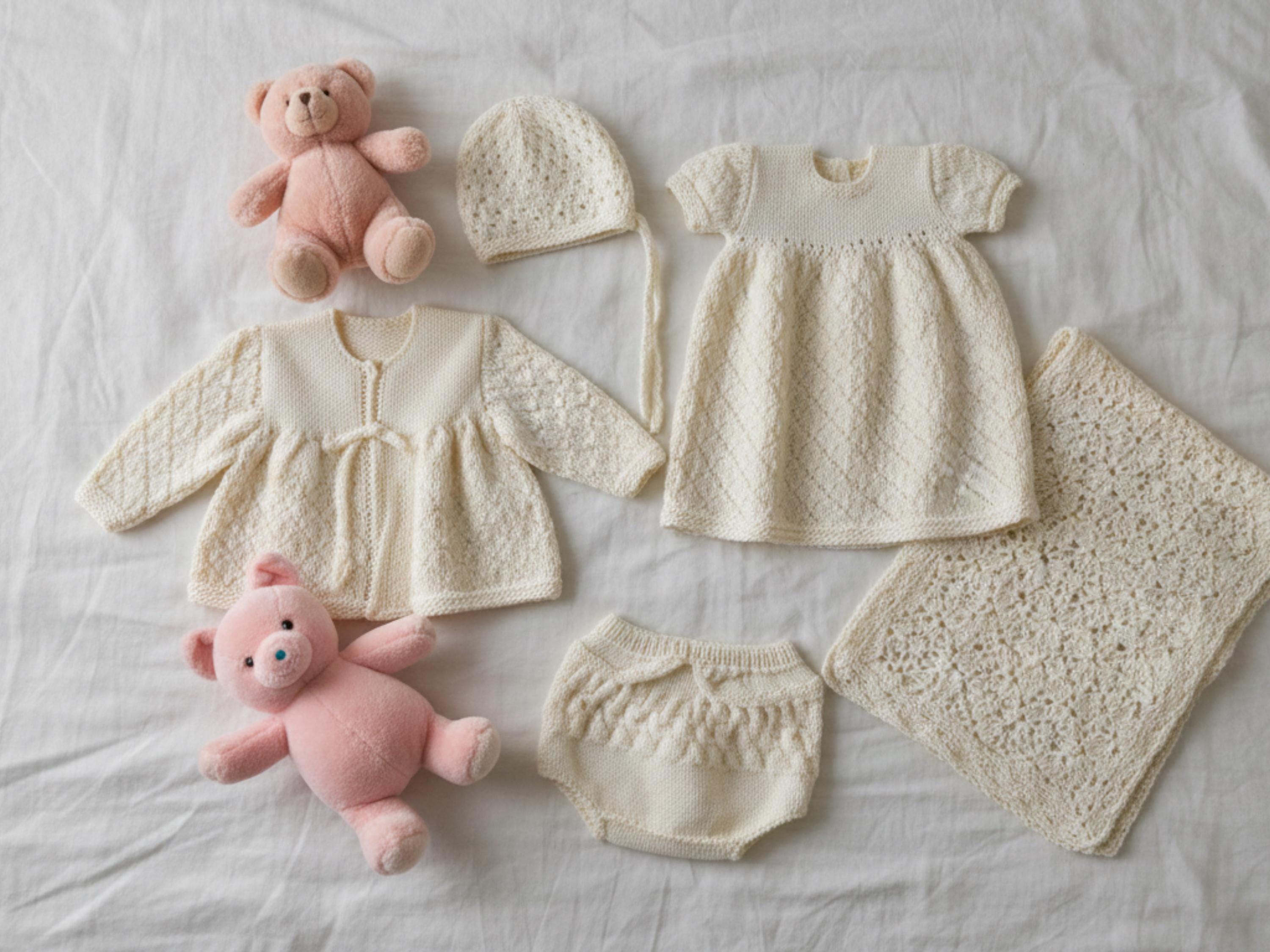 Baby Knitting Patterns-Bundle of 10 patterns pdf -Instant Download