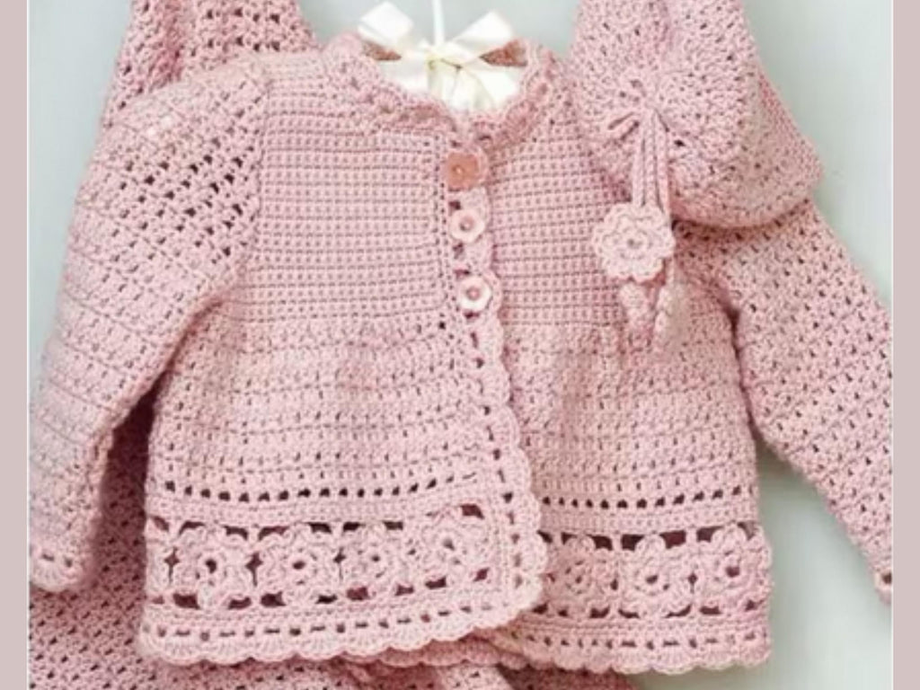 Baby Crochet Cardigan, Hat, Blanket Pattern (Birth-18 Months) DK 8ply PDF-Baby shower Gift,New Mom gift,Baby birthday gift DIY Handmade gift