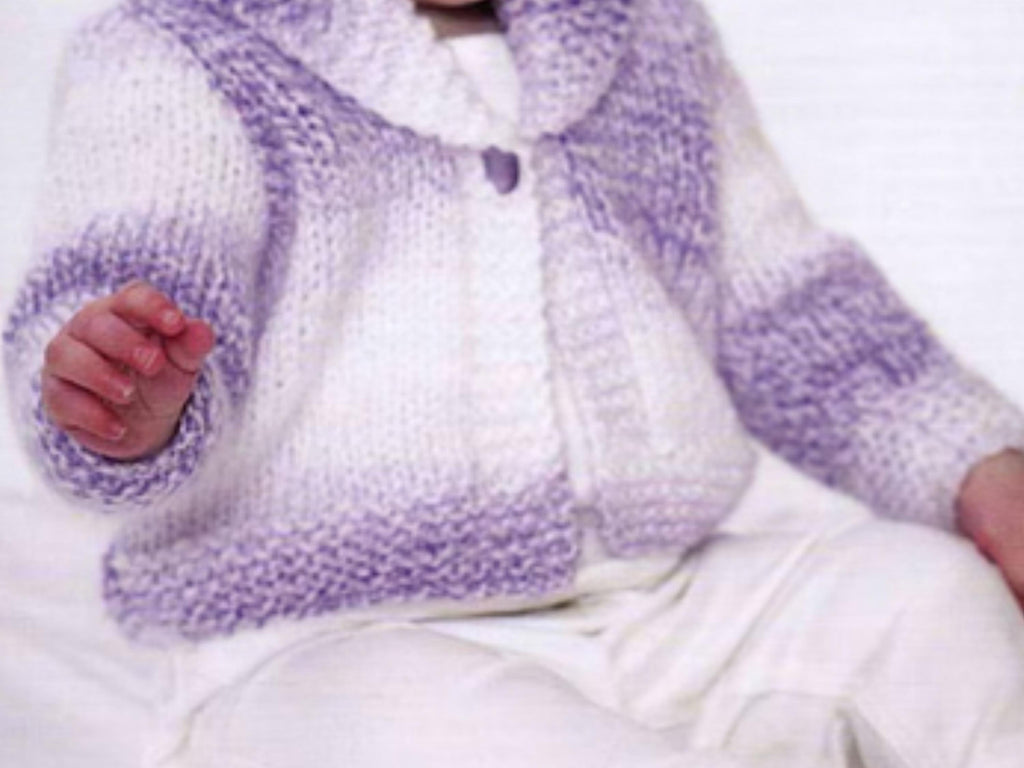 Child's Easy Cardigan Knitting Pattern Cardigan, Waistcoat & Hat Chunky 14-28" (Digital PDF)