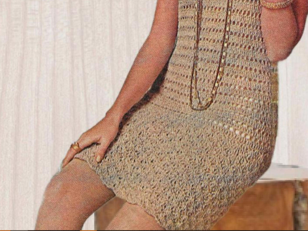 Vintage Lace Summer  Dress Crochet Pattern – PDF Instant Download