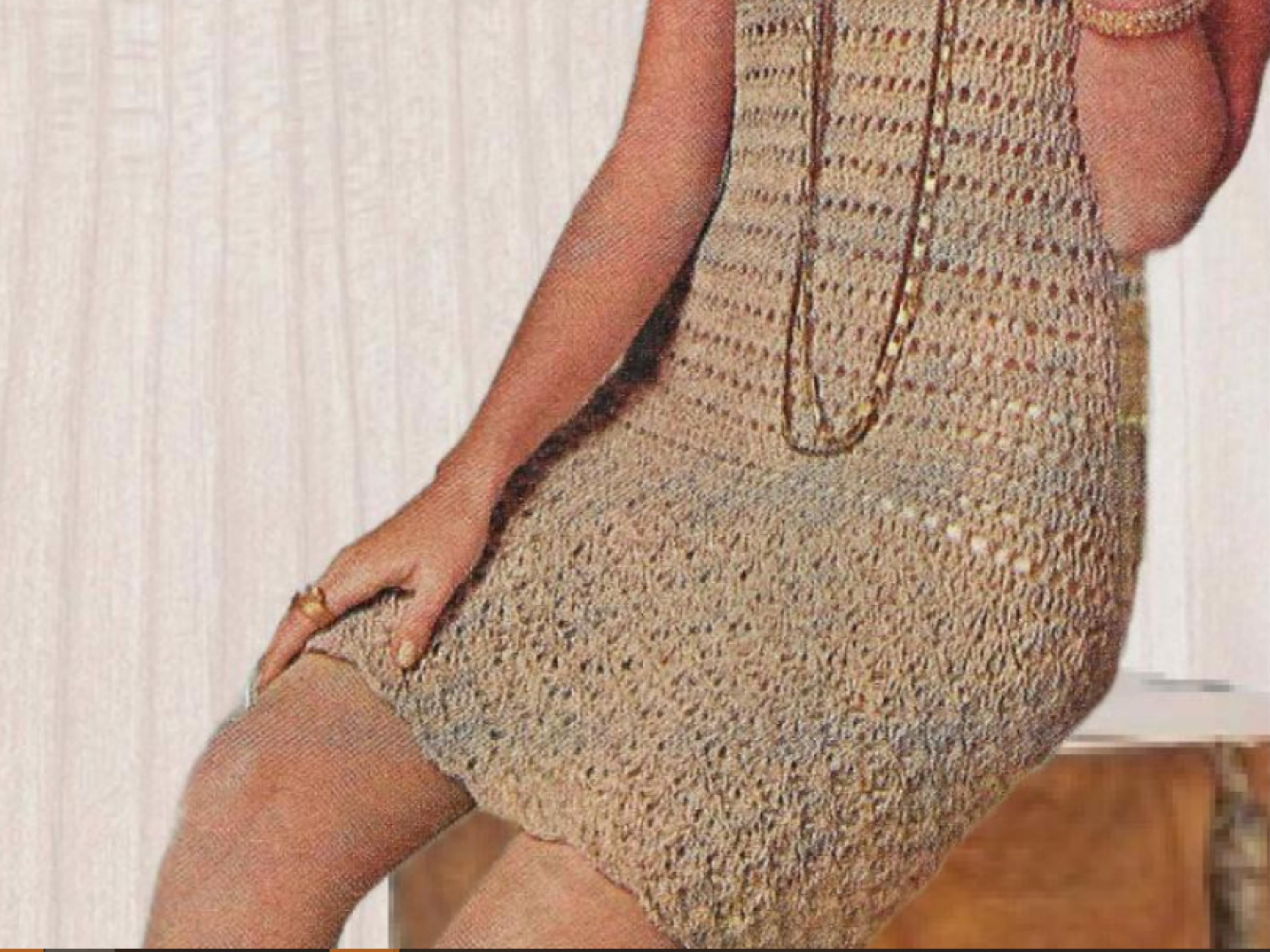 Vintage Lace Summer  Dress Crochet Pattern – PDF Instant Download