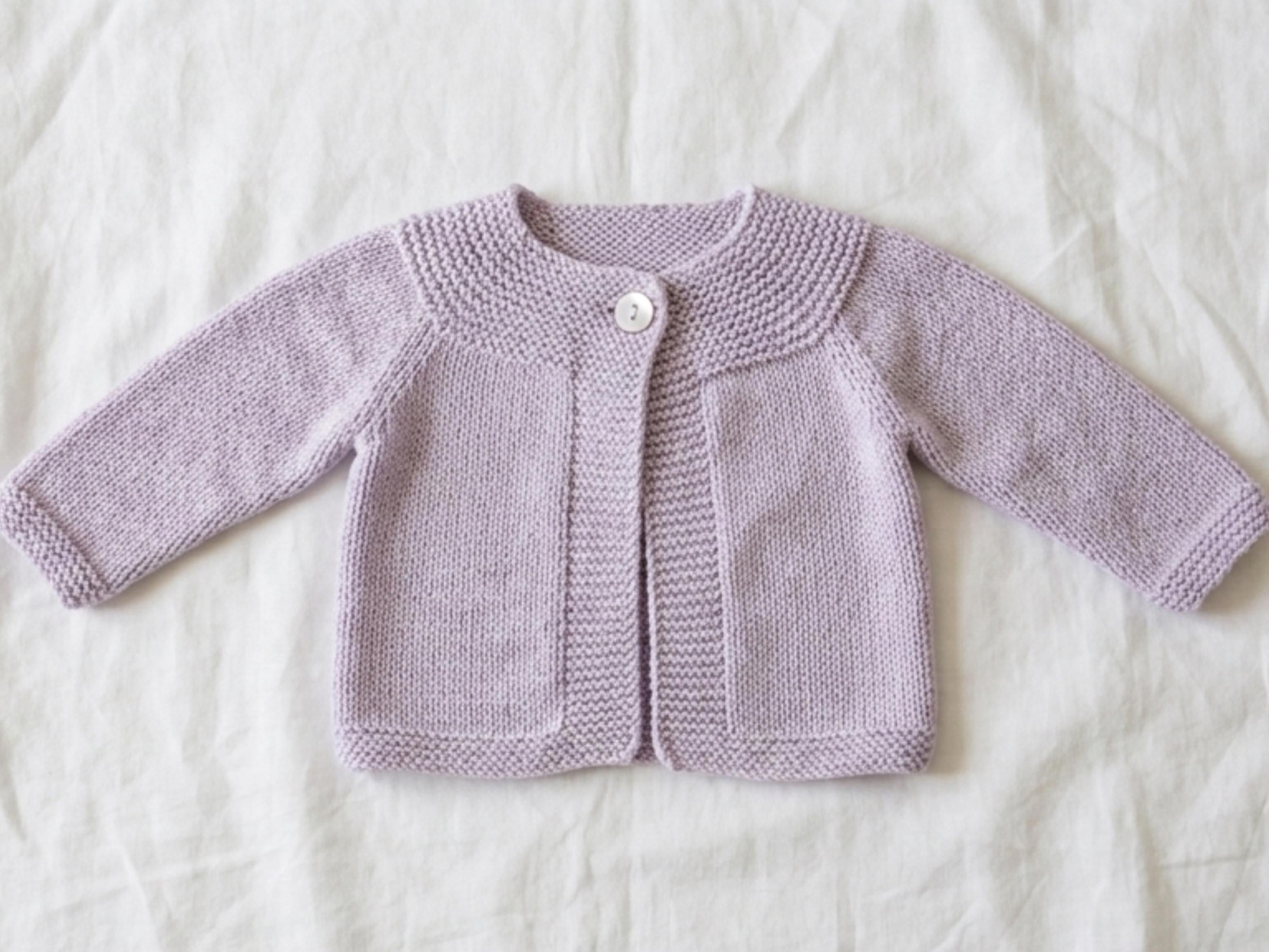 Baby Girl Swing Jacket Knitting Pattern –   Cardigan (PDF Download)