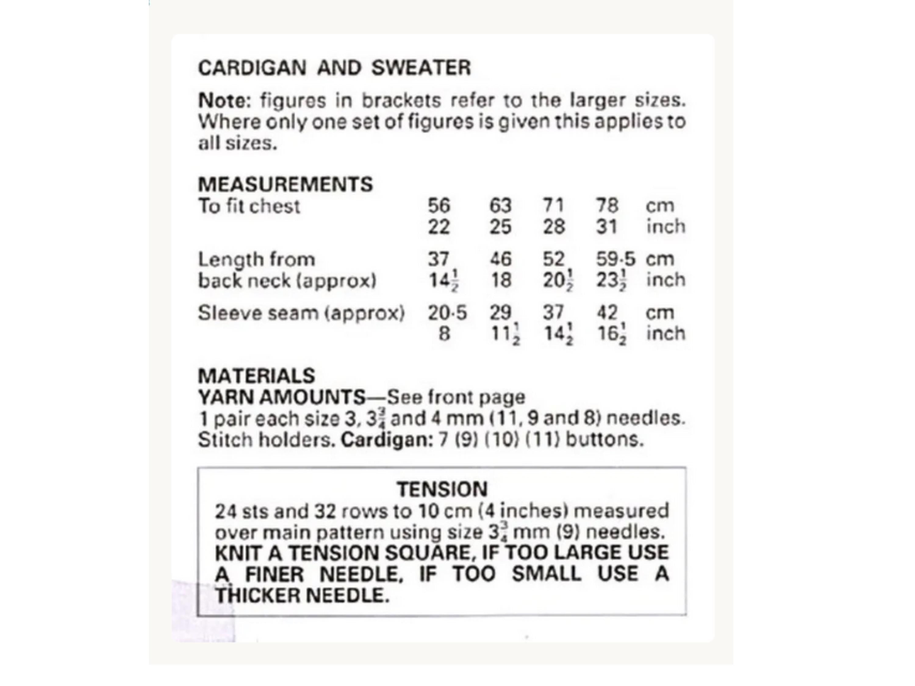 Boys  Sweater Knitting Pattern – Basketweave DK Wool (PDF Download)