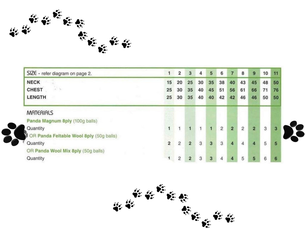 Dog Coat Knitting Pattern | DK Yarn, 11 Sizes (PDF Pattern)