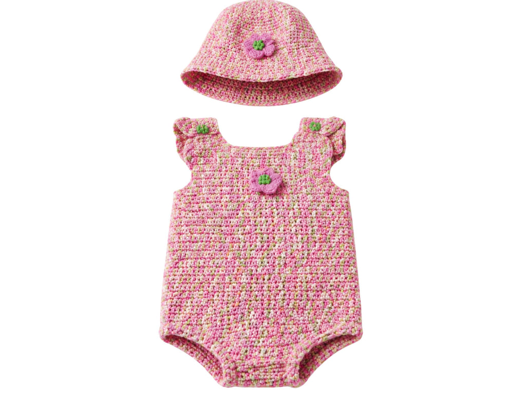 Baby Crochet Romper & Hat Pattern – Easy Outfit for 3–6 Months (PDF Download)