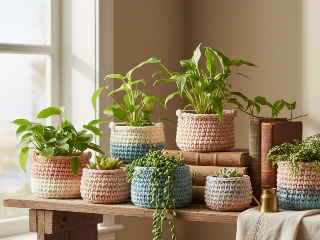 Teardrop Crochet Basket Pattern | Hanging Plant Holder (PDF Pattern)