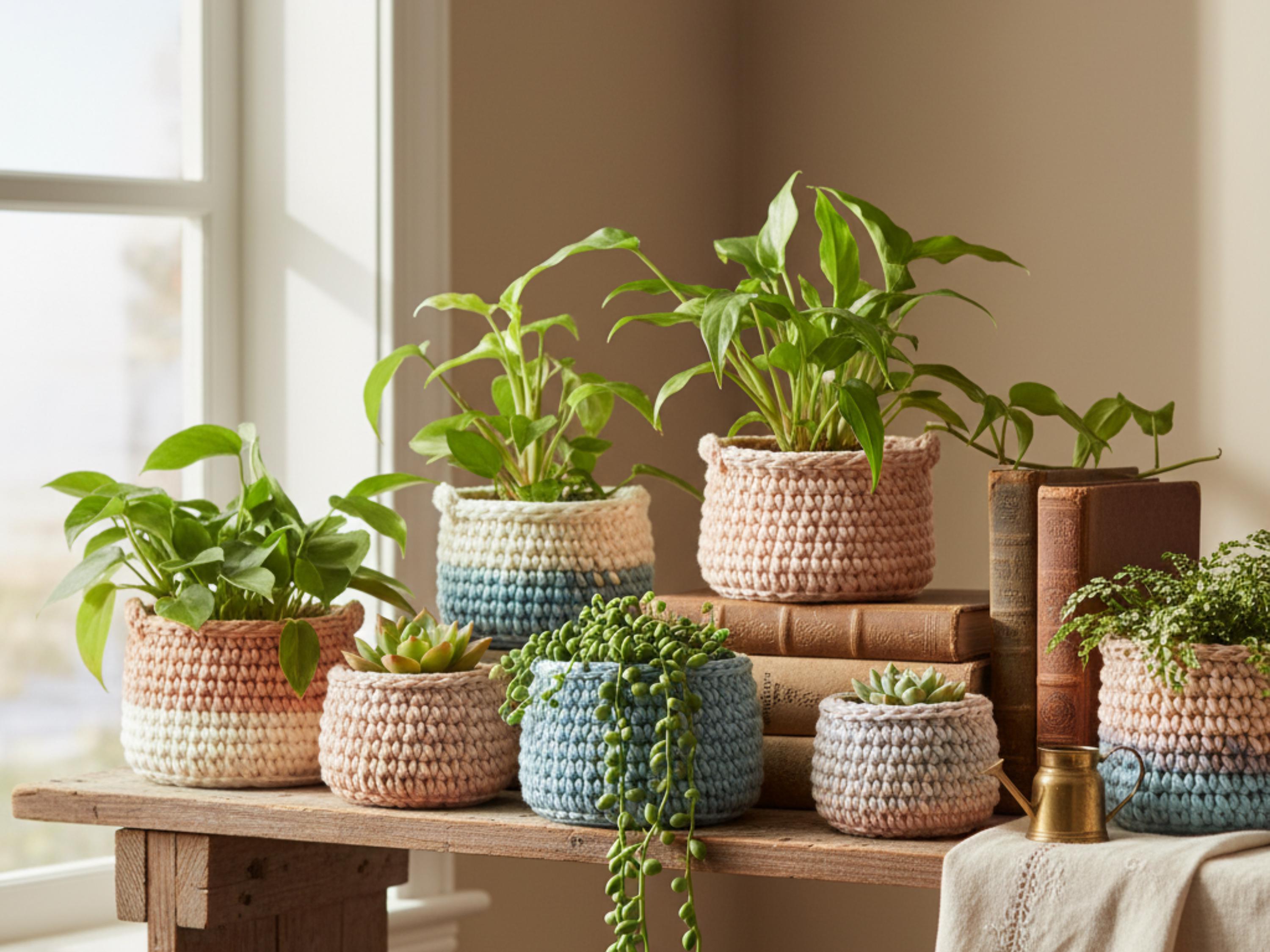 Teardrop Crochet Basket Pattern | Hanging Plant Holder (PDF Pattern)