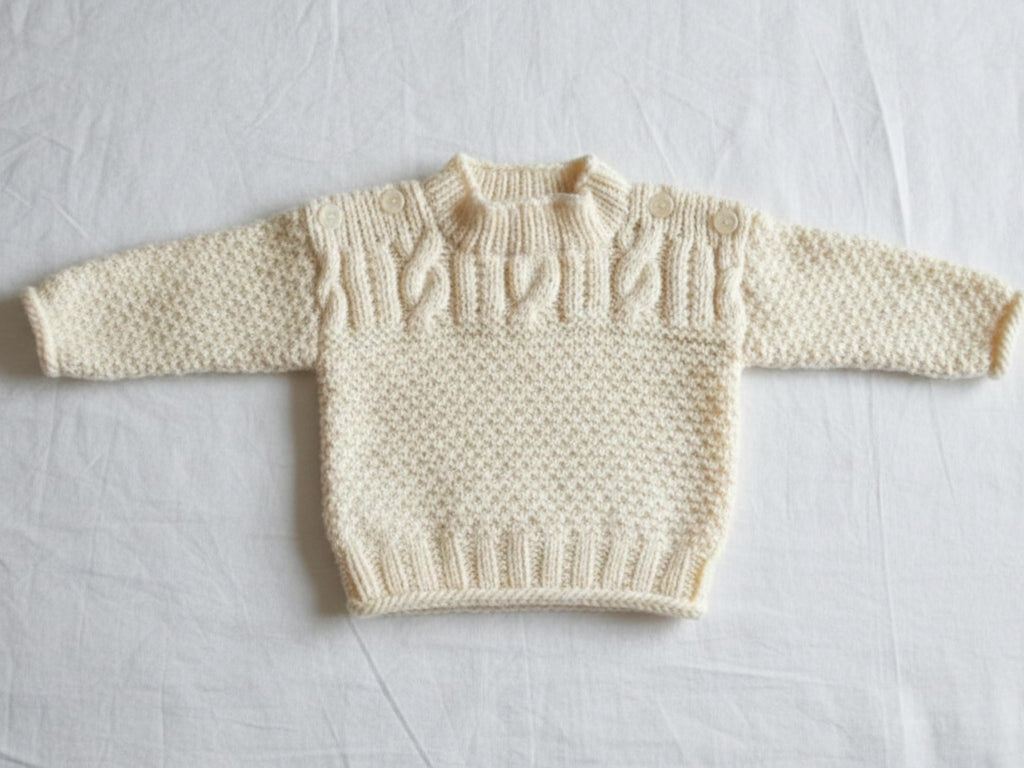 Knitting patterns for boys Vintage Aran Cable Knit Baby Cardigan Pattern (PDF Download)