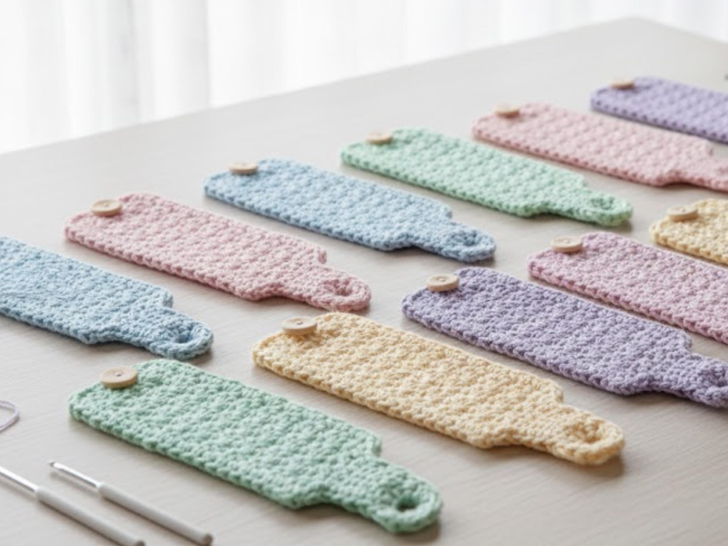 Beginner Crochet Mug Cozy Pattern: Button Coffee Sleeve (PDF Download)