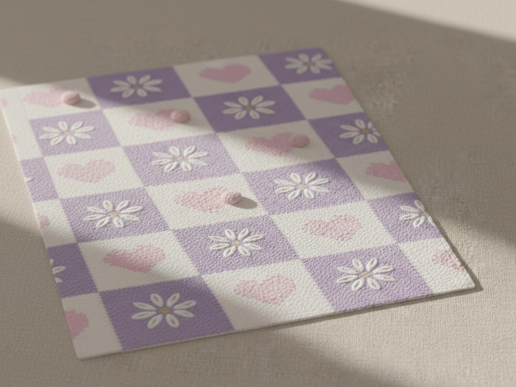 Handmade Daisy Hearts Baby Blanket – Soft Floral Nursery Throw (PDF Pattern)