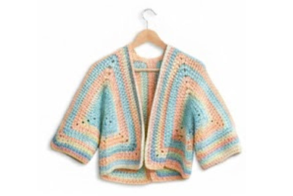 Womens Granny Hexagon Crochet Cardigan Pattern, Women's Classic Boho PDF (Instant Download)