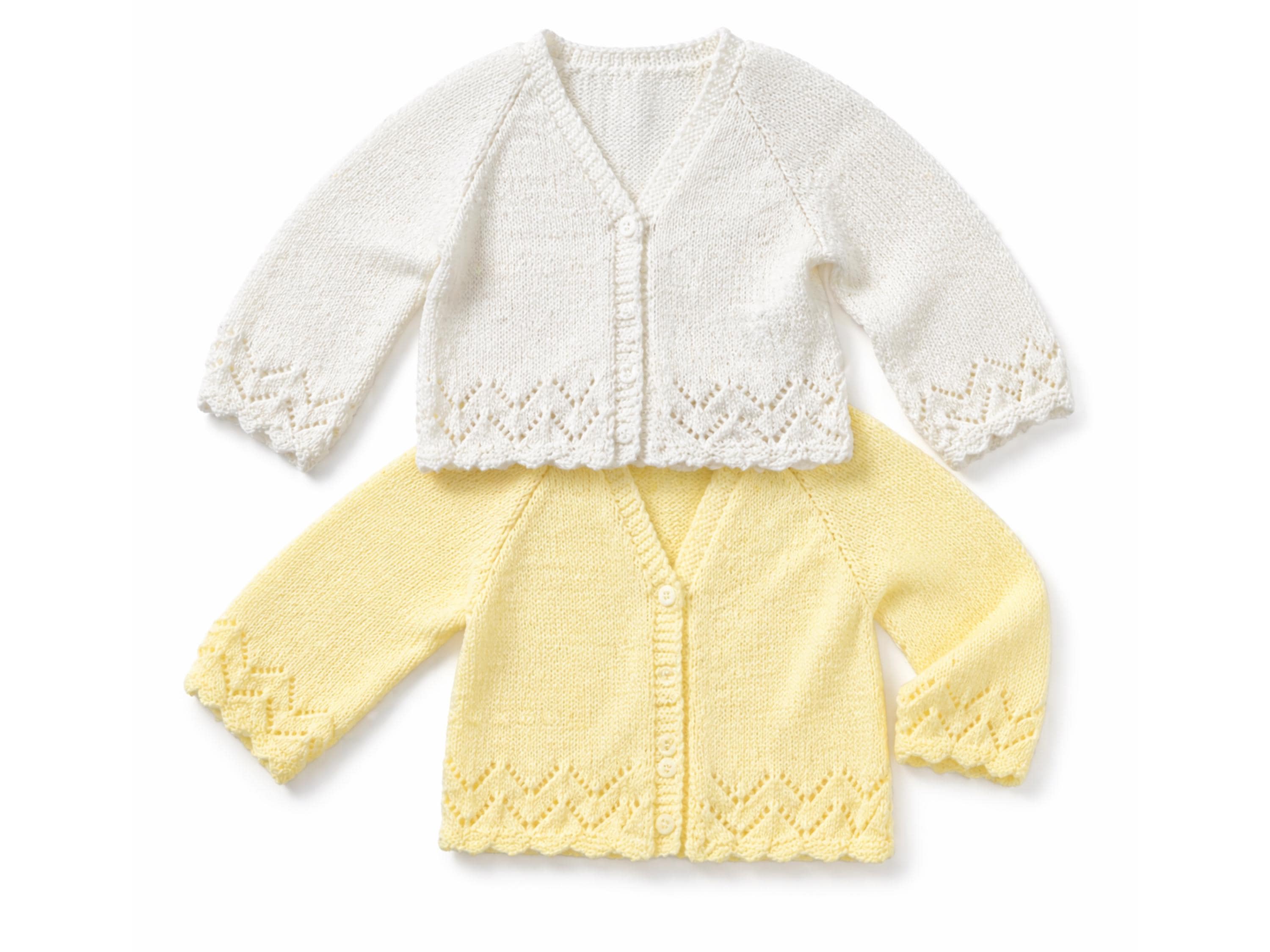 Baby Cardigan Knitting Pattern: DK Weight, 0-6 Years (PDF Download)