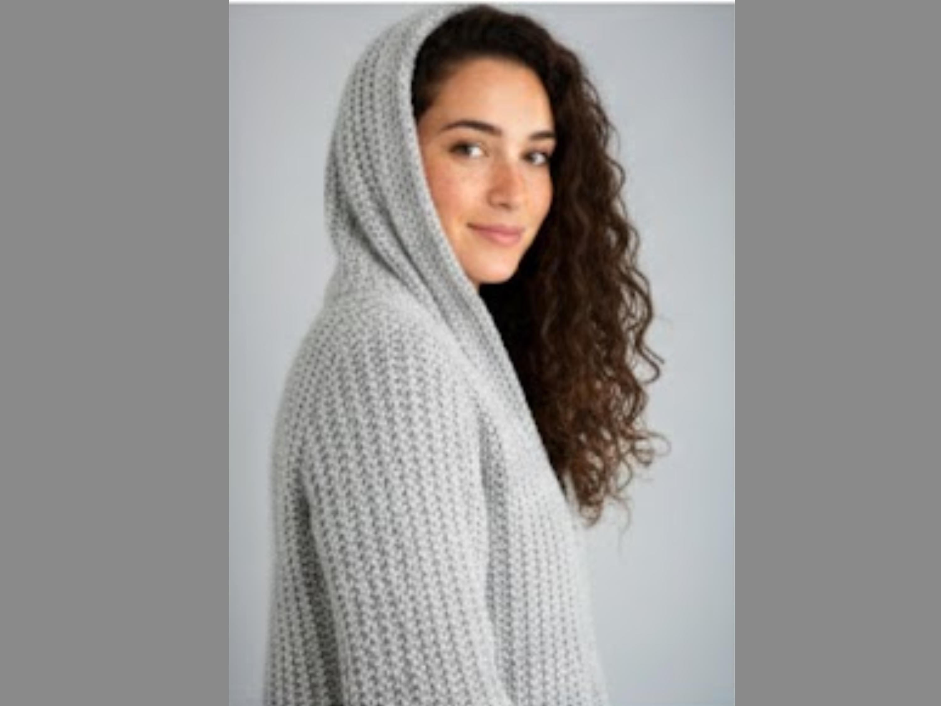 Vintage Hooded Cardigan Knitting Pattern, Women's DK Yarn Jacket (PDF Download)