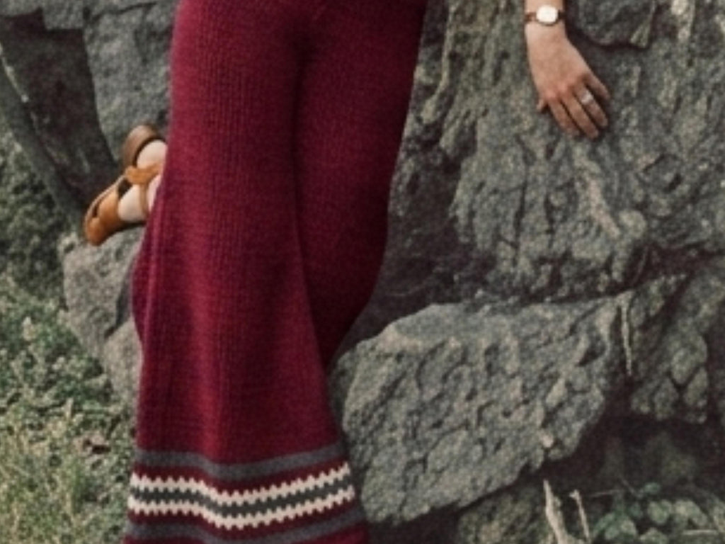 Easy Knit Jumpsuit Pattern PDF – Vintage 70s Women’s Retro Bell Bottom Jumpsuit – Instant Download Knitting Pattern – Boho   Summer Bodysuit