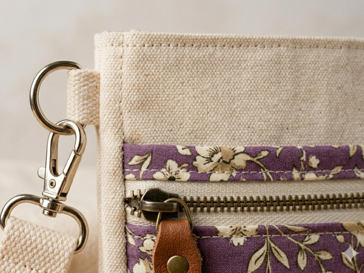 RETIREMENT SALE *Crossbody Phone Bag Sewing Pattern, Fat Quarter Project, Beginner Friendly (PDF Download)