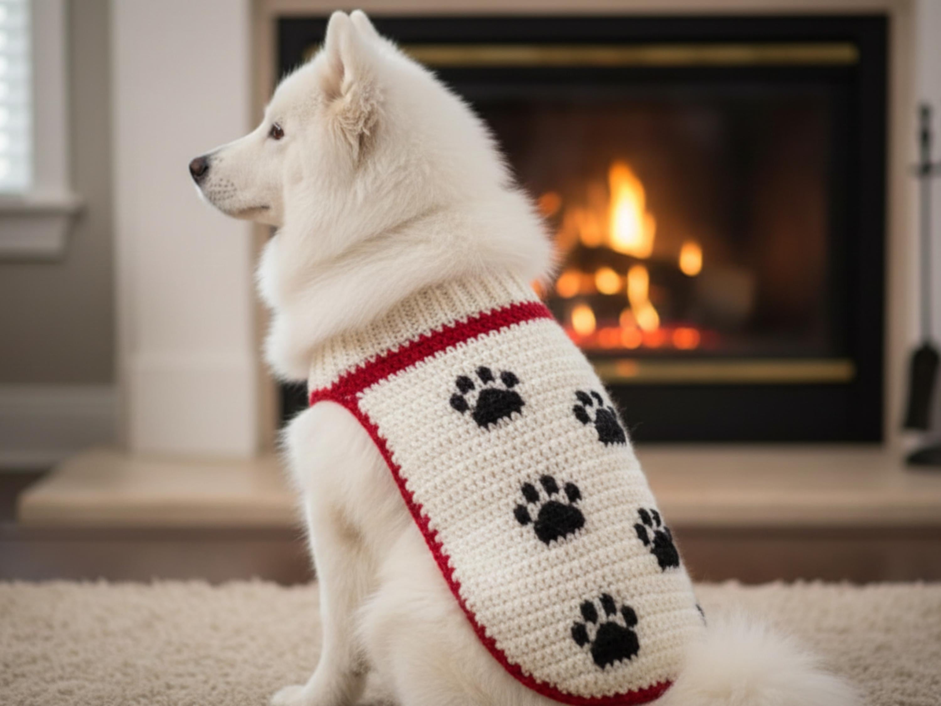 Dog Sweater Crochet Pattern – Easy Beginner Pet Jumper PDF (Instant Download)