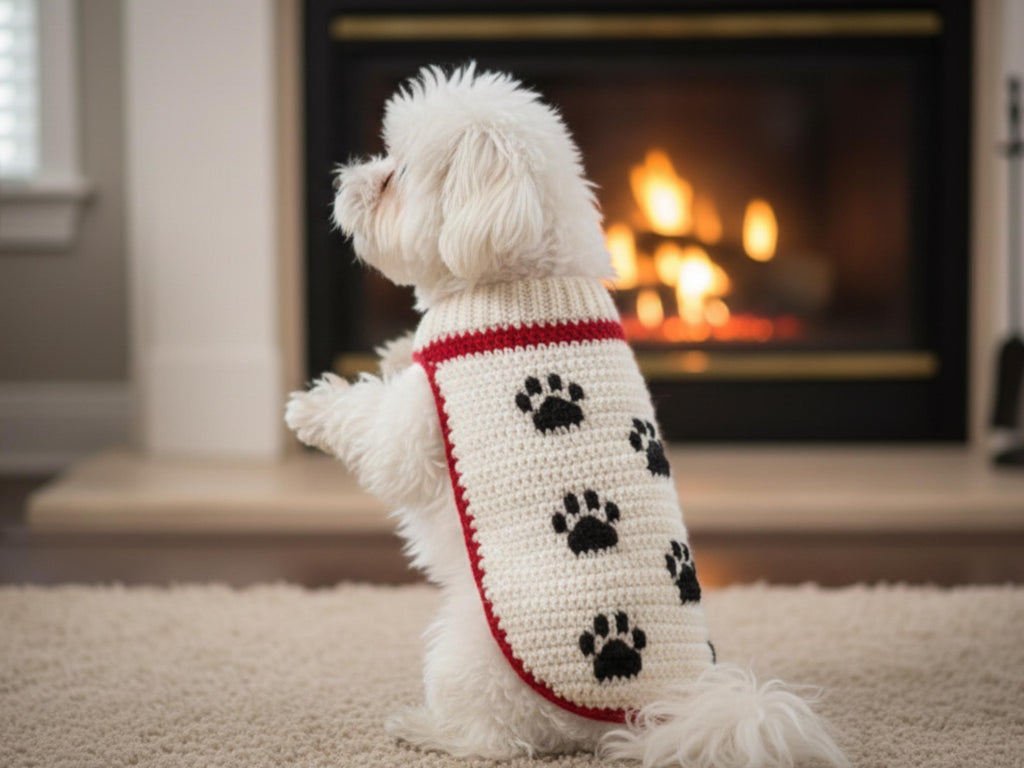 Dog Sweater Crochet Pattern – Easy Beginner Pet Jumper PDF (Instant Download)