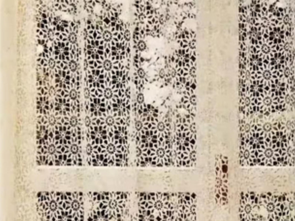Vintage Crochet Pattern : Heirloom Daisy Lace Curtains (1970)