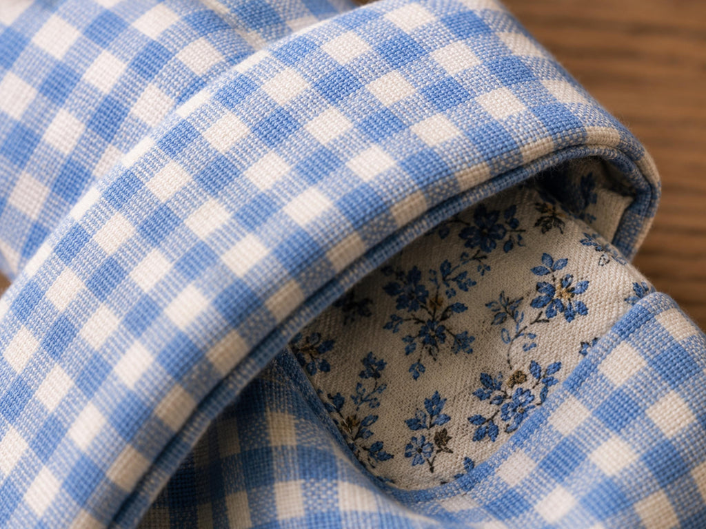 Gingham Garden Knot Bag Sewing Pattern, Reversible Japanese Tote Tutorial (PDF Download)
